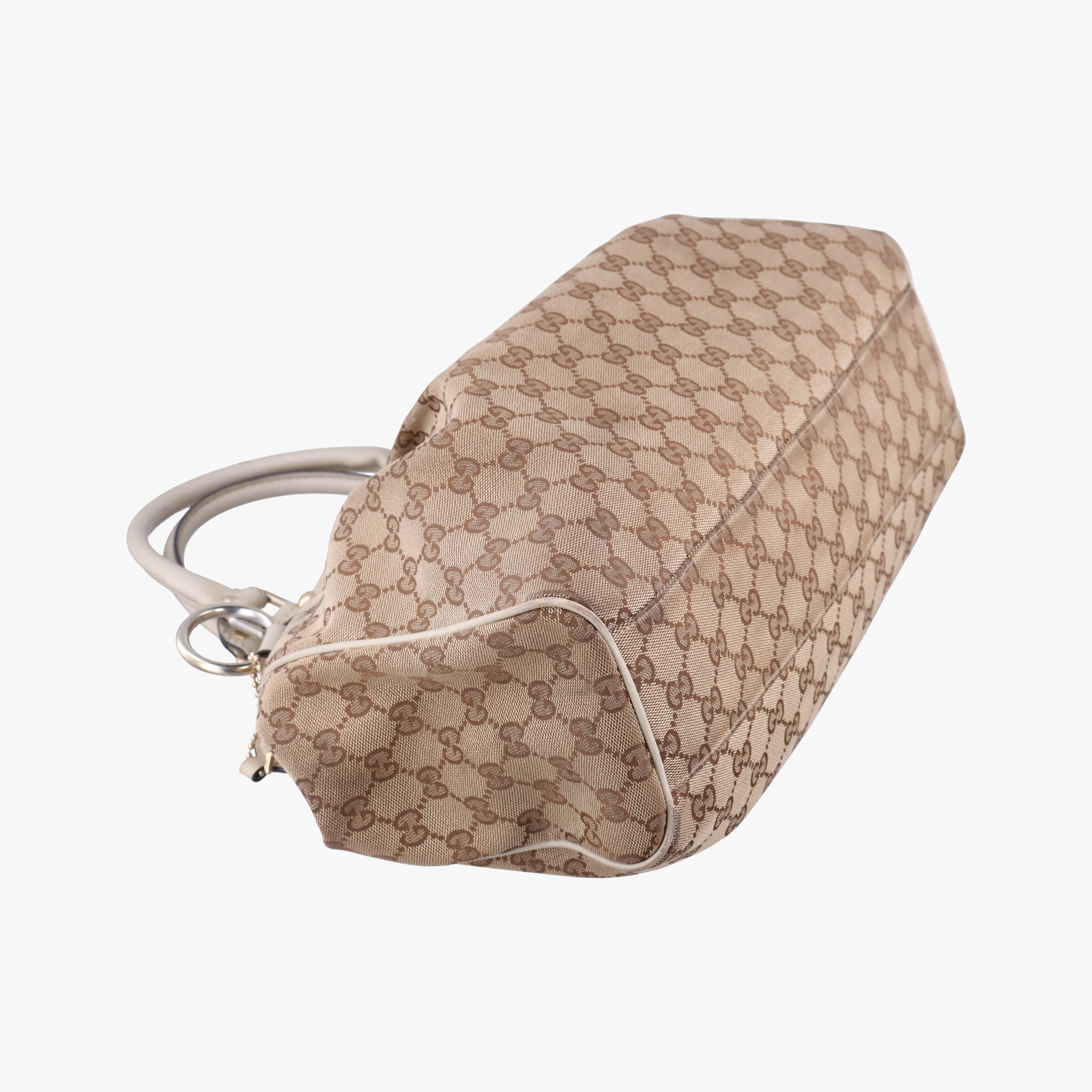 Secondhand Gucci Sukey Brown canvas×leather 211944 handbag | stylenewstar