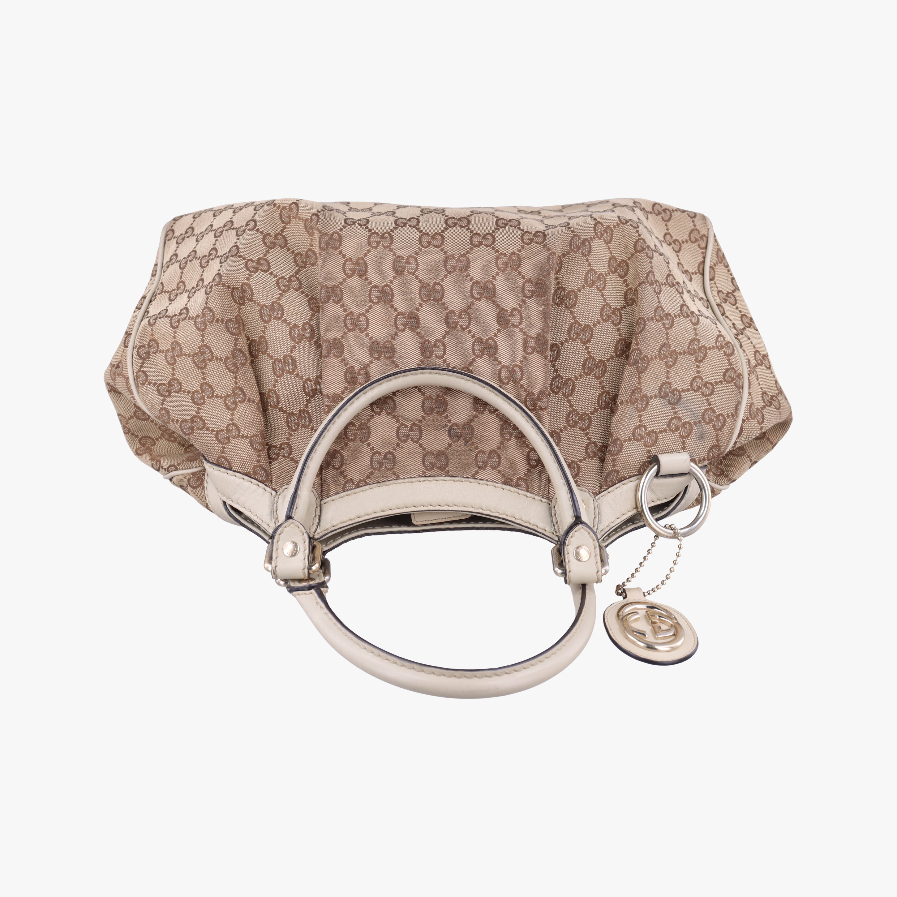 Secondhand Gucci Sukey Brown canvas×leather 211944 handbag | stylenewstar