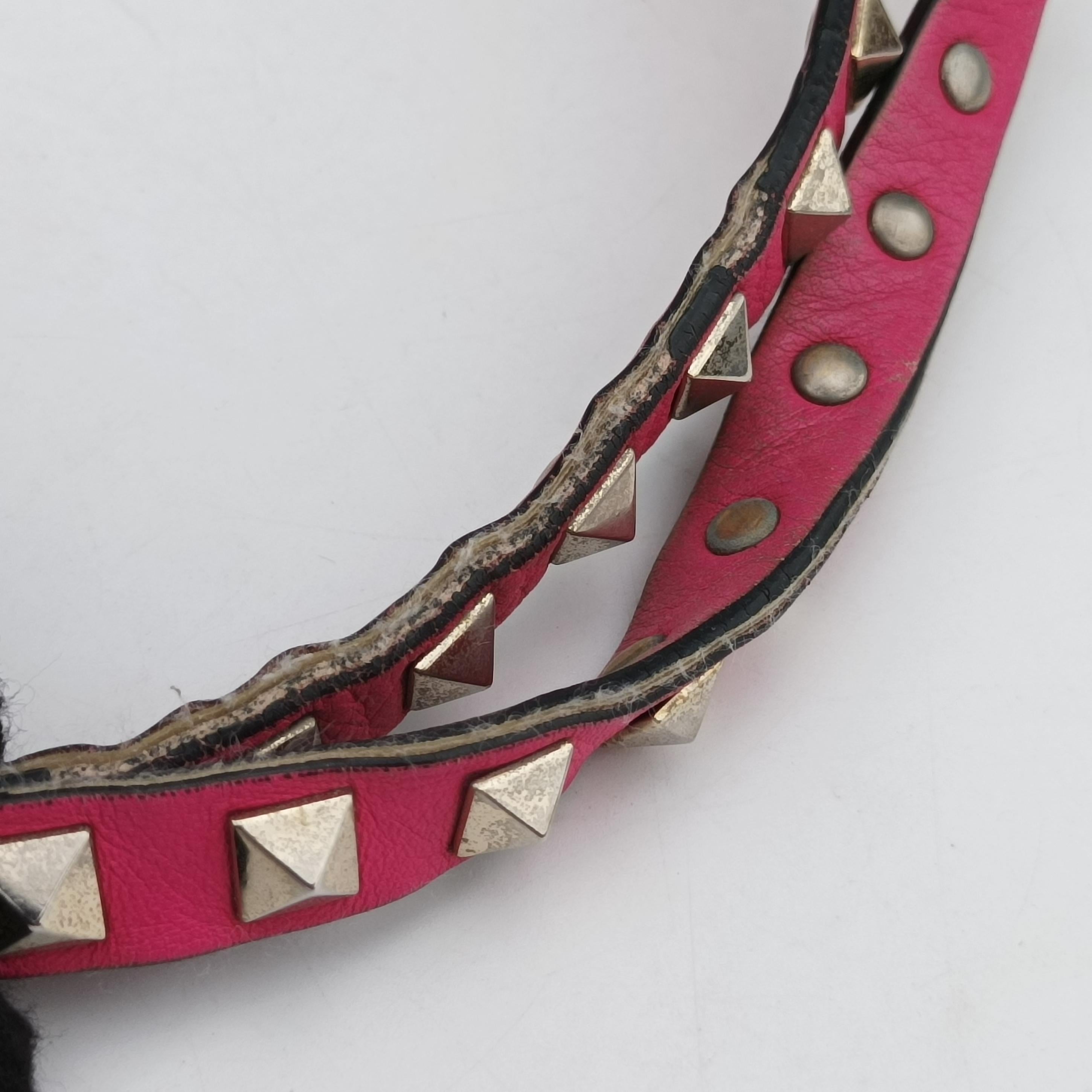 Pre-owned Valentino Rockstud Rose Leather  shoulderbag | stylenewstar