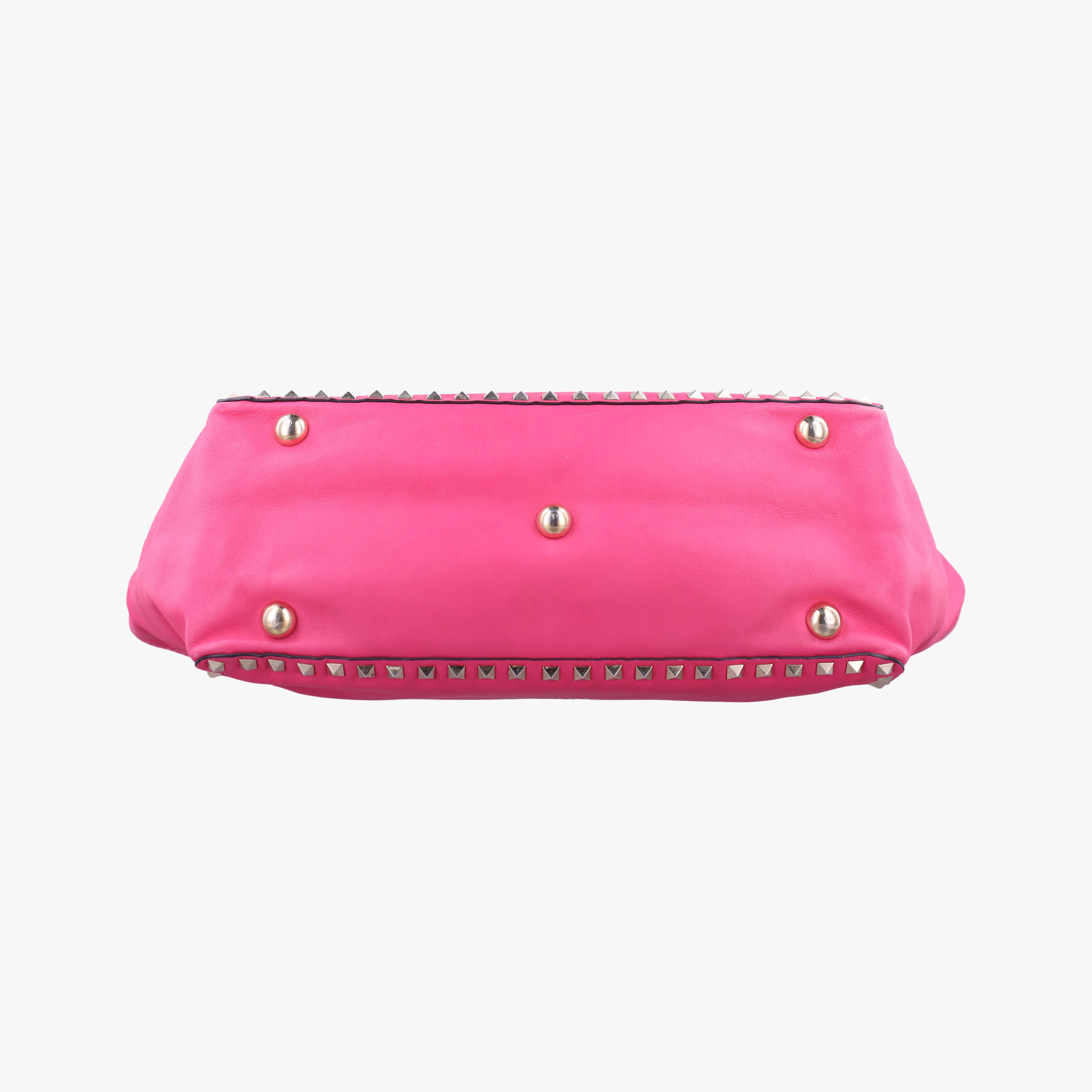 Pre-owned Valentino Rockstud Rose Leather  shoulderbag | stylenewstar