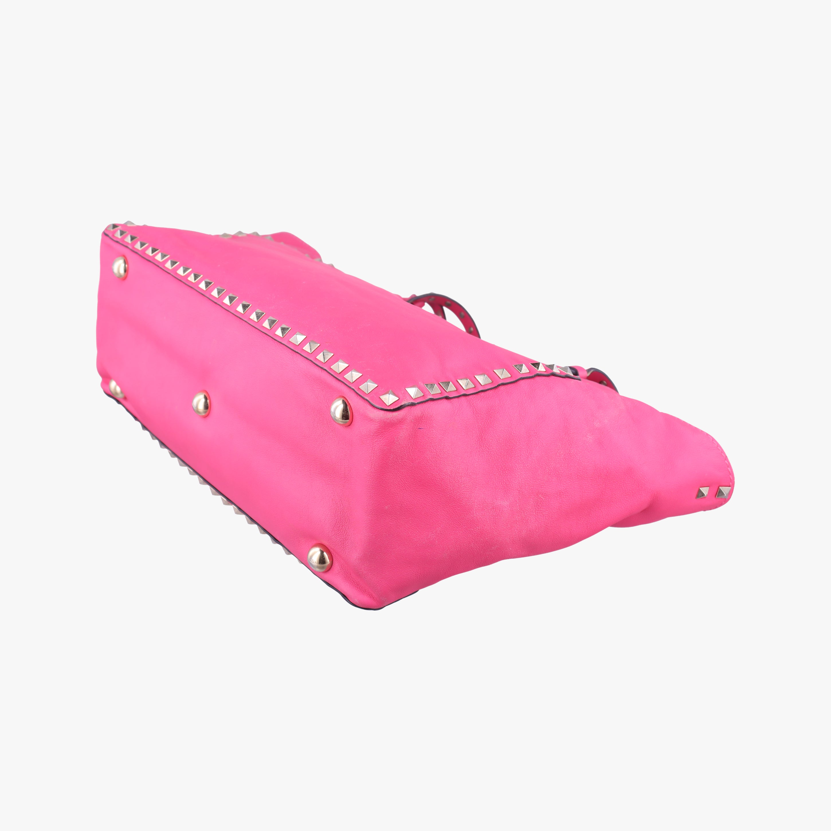Pre-owned Valentino Rockstud Rose Leather  shoulderbag | stylenewstar