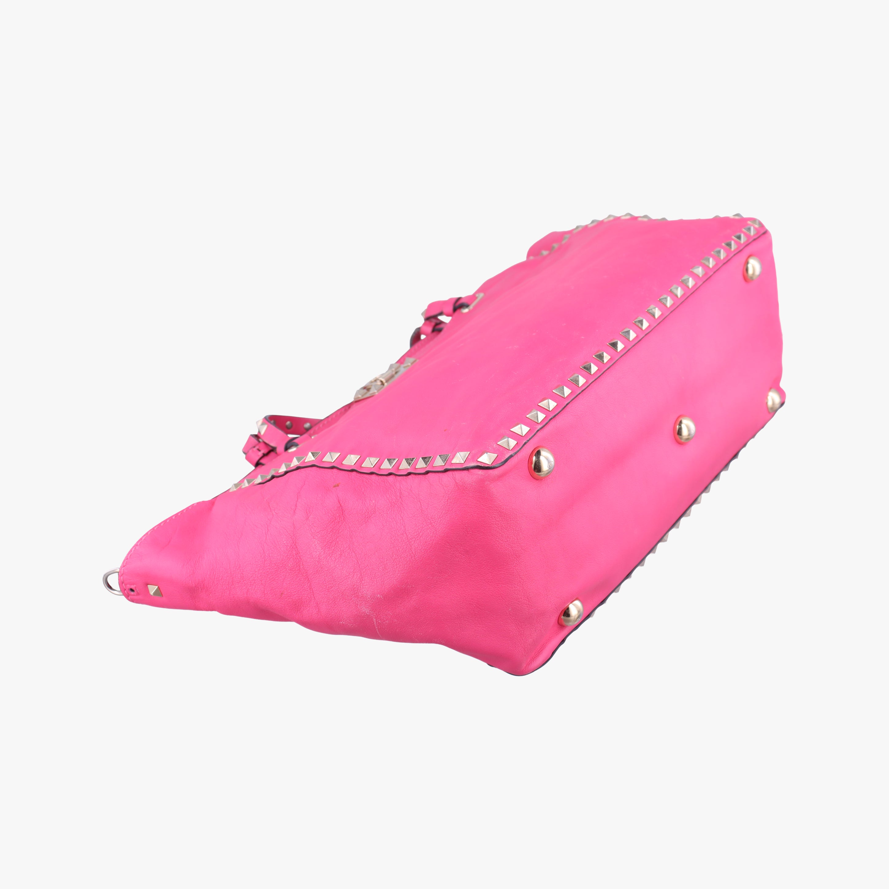 Pre-owned Valentino Rockstud Rose Leather  shoulderbag | stylenewstar