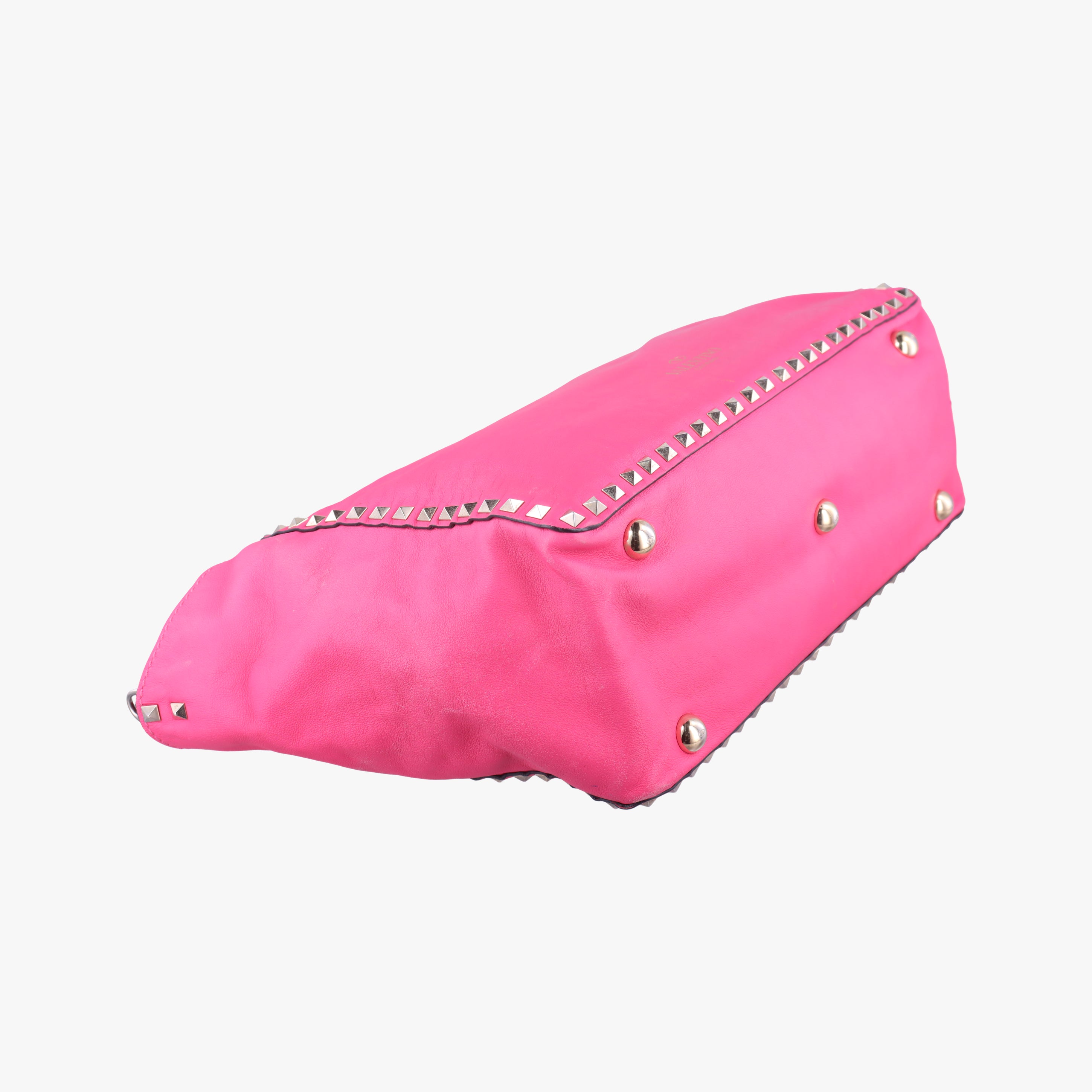 Pre-owned Valentino Rockstud Rose Leather  shoulderbag | stylenewstar