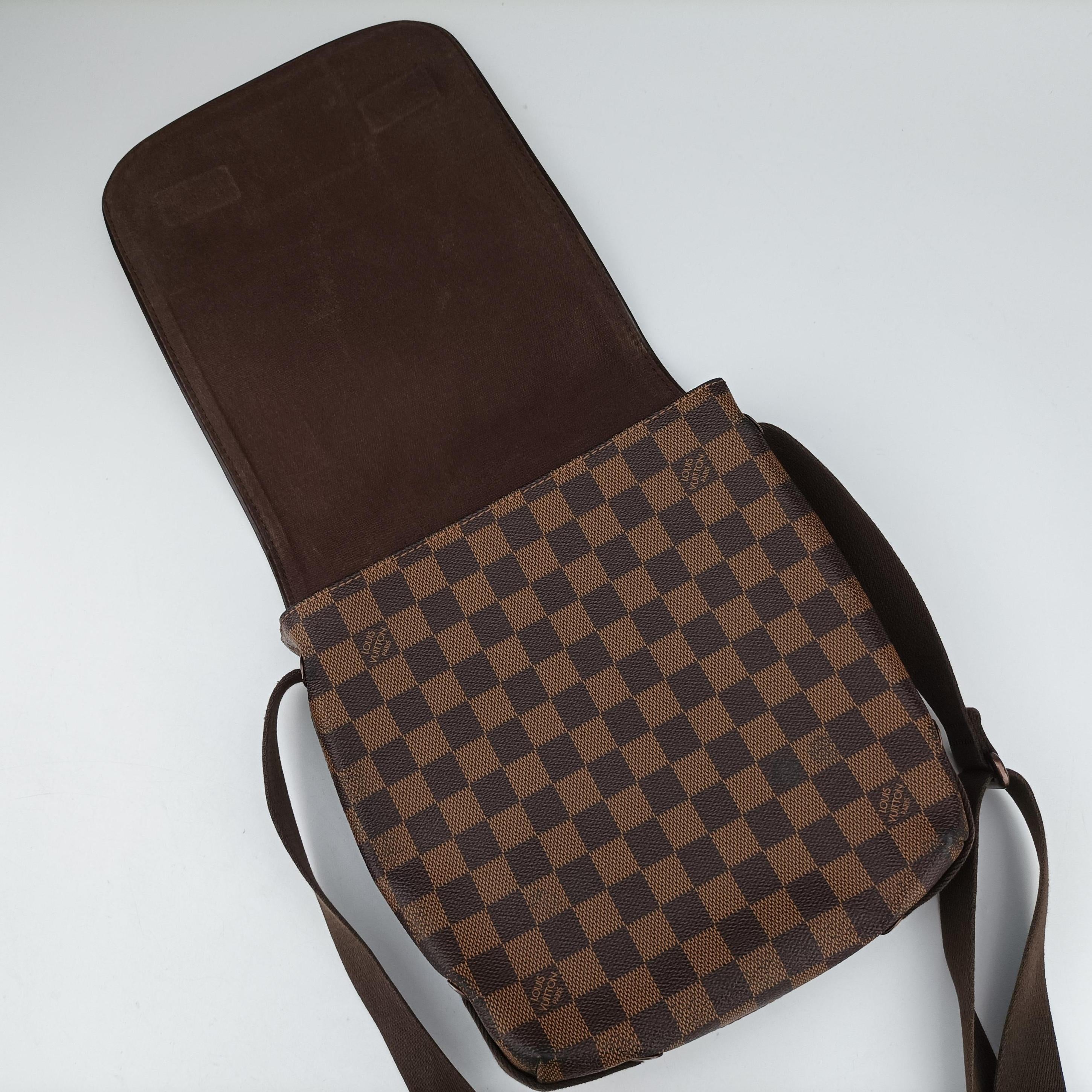Pre-owned Louis Vuitton BROOKLYN PM EBENE Damier Canvas N51210 shoulderbag | stylenewstar