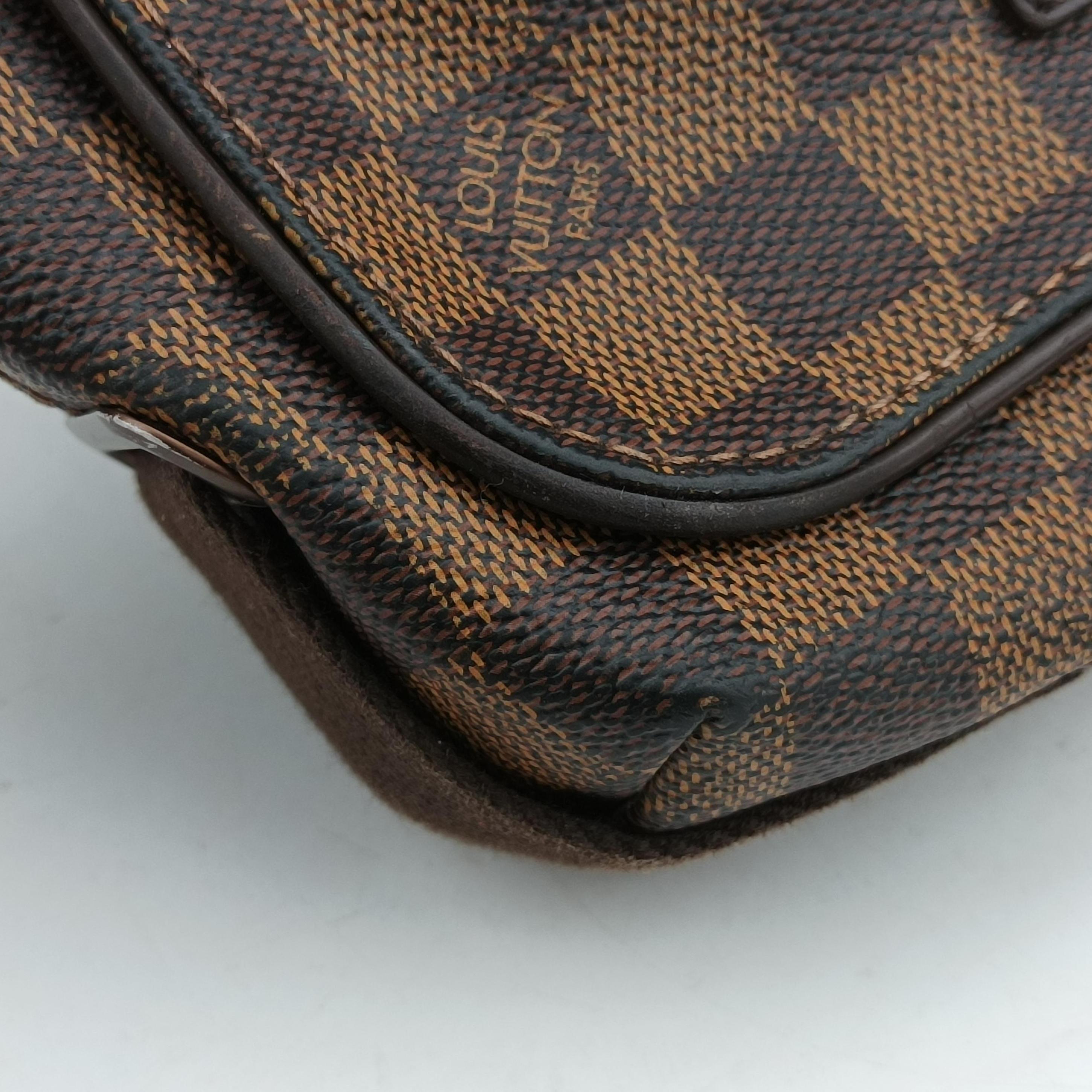 Pre-owned Louis Vuitton BROOKLYN PM EBENE Damier Canvas N51210 shoulderbag | stylenewstar