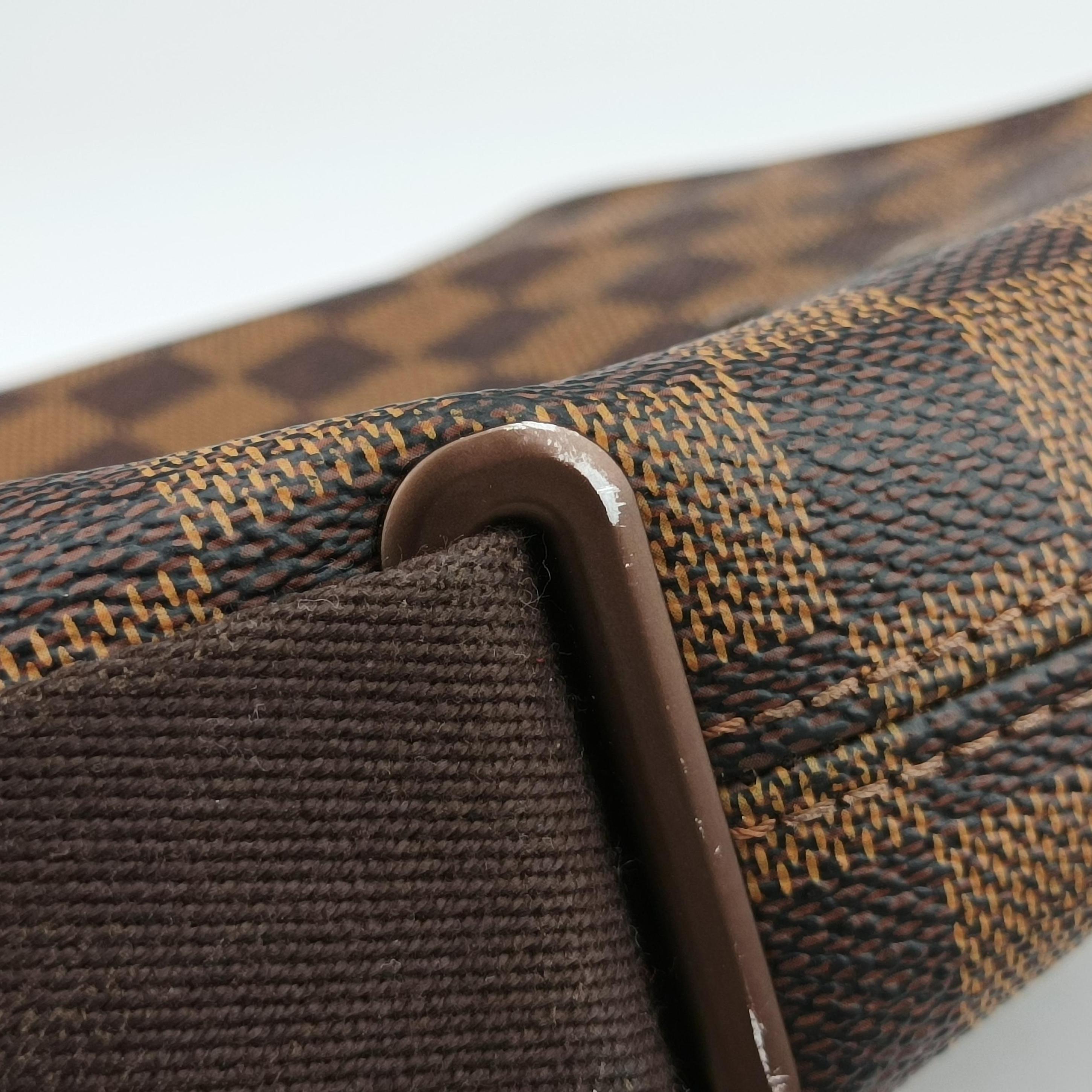 Pre-owned Louis Vuitton BROOKLYN PM EBENE Damier Canvas N51210 shoulderbag | stylenewstar