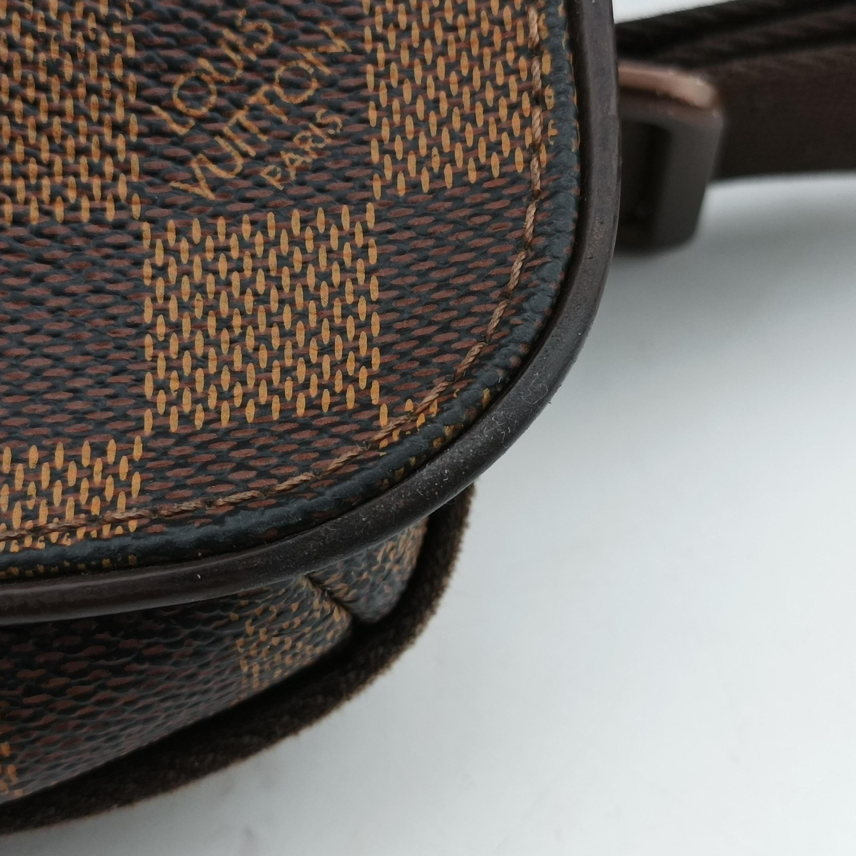 Pre-owned Louis Vuitton BROOKLYN PM EBENE Damier Canvas N51210 shoulderbag | stylenewstar