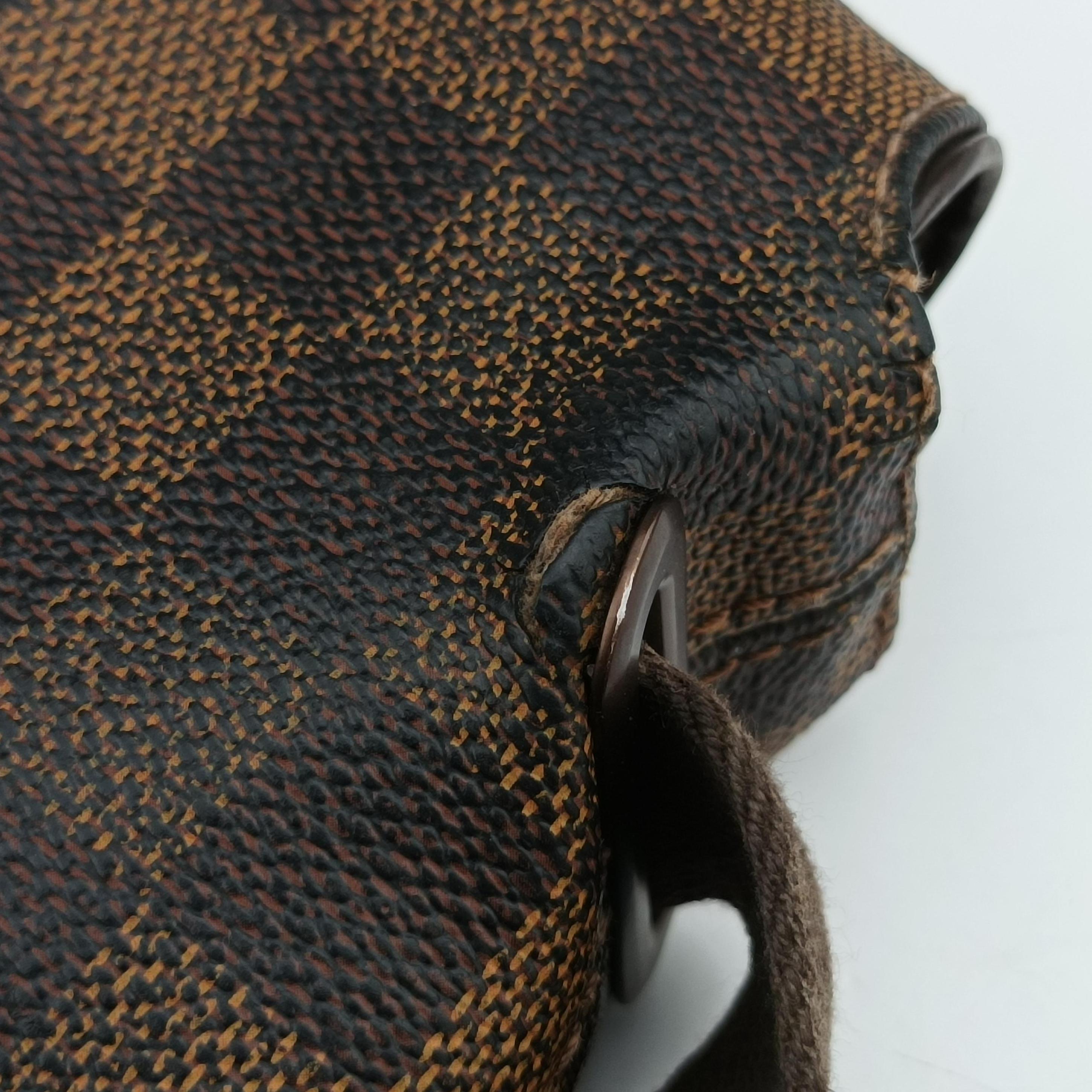 Pre-owned Louis Vuitton BROOKLYN PM EBENE Damier Canvas N51210 shoulderbag | stylenewstar