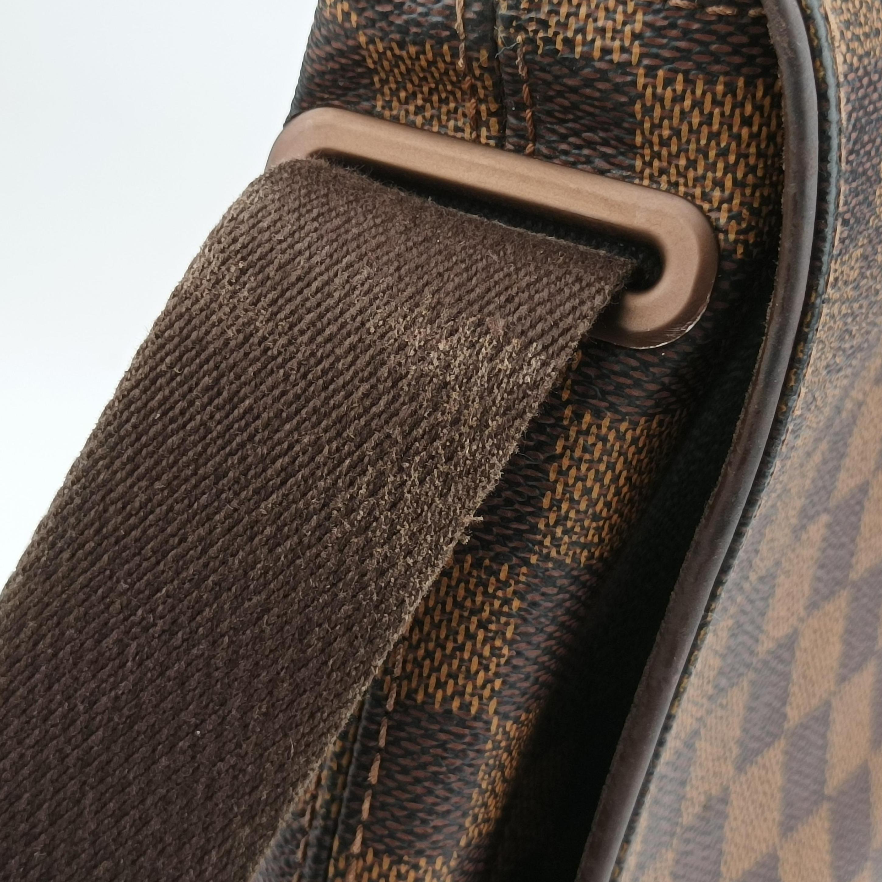 Pre-owned Louis Vuitton BROOKLYN PM EBENE Damier Canvas N51210 shoulderbag | stylenewstar