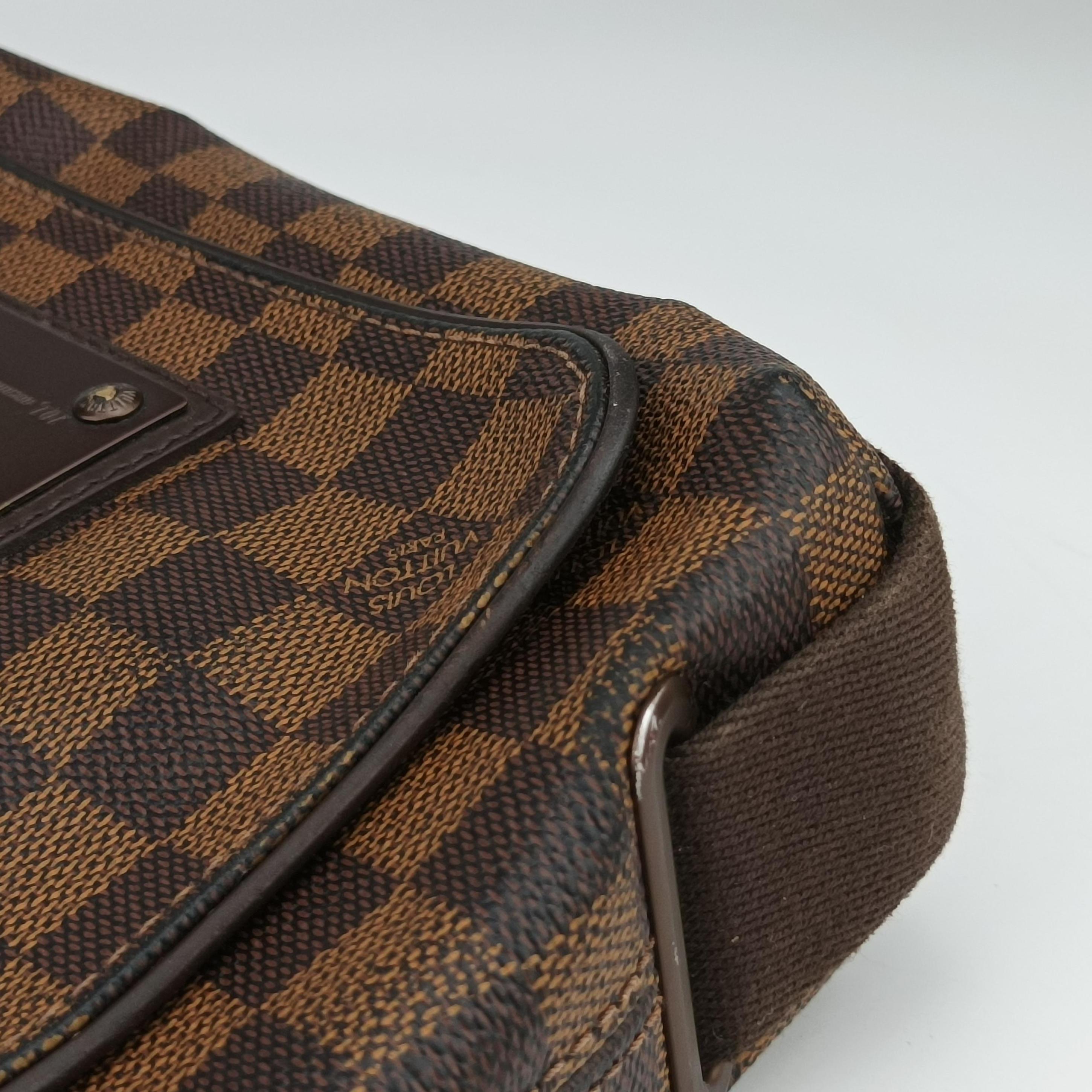 Pre-owned Louis Vuitton BROOKLYN PM EBENE Damier Canvas N51210 shoulderbag | stylenewstar