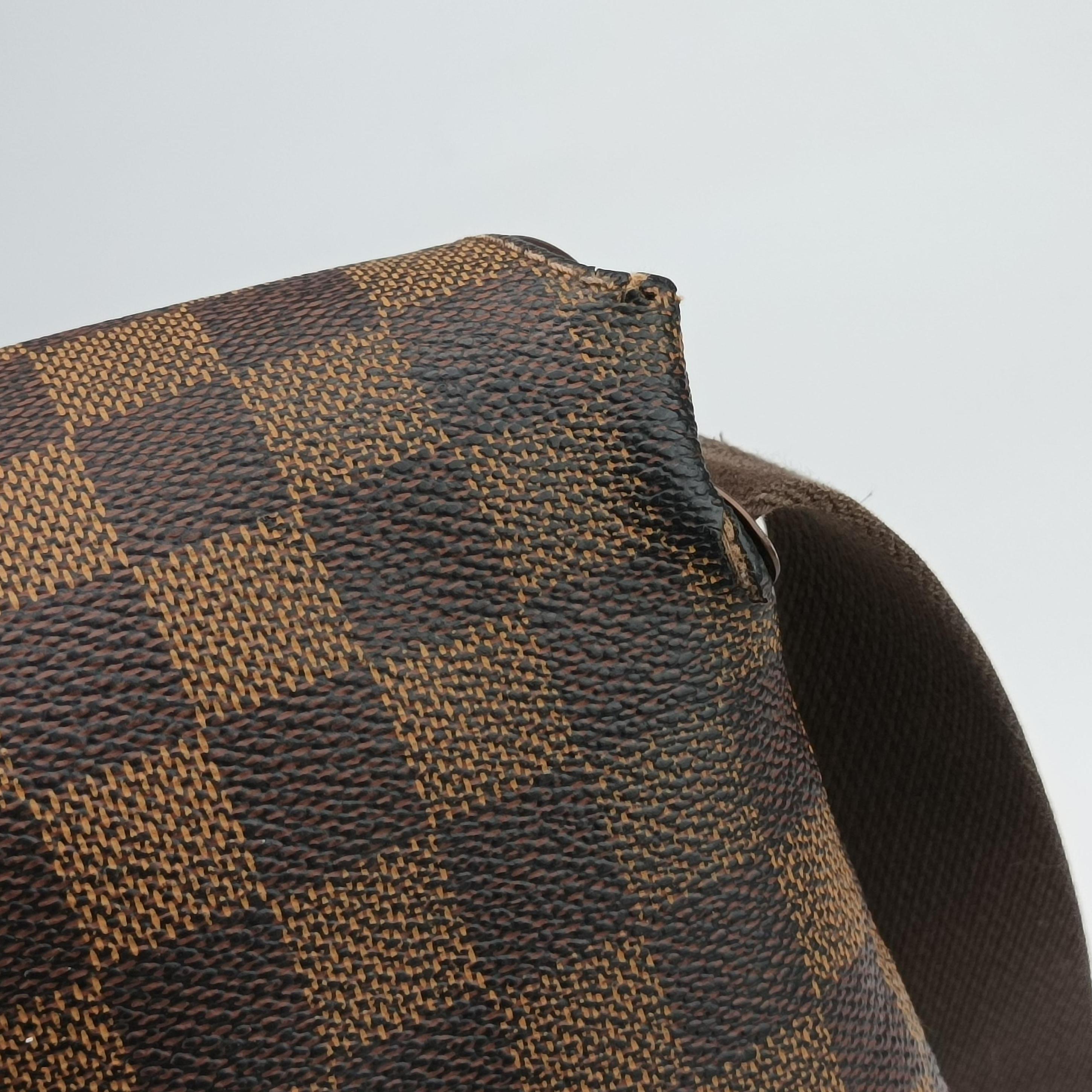 Pre-owned Louis Vuitton BROOKLYN PM EBENE Damier Canvas N51210 shoulderbag | stylenewstar