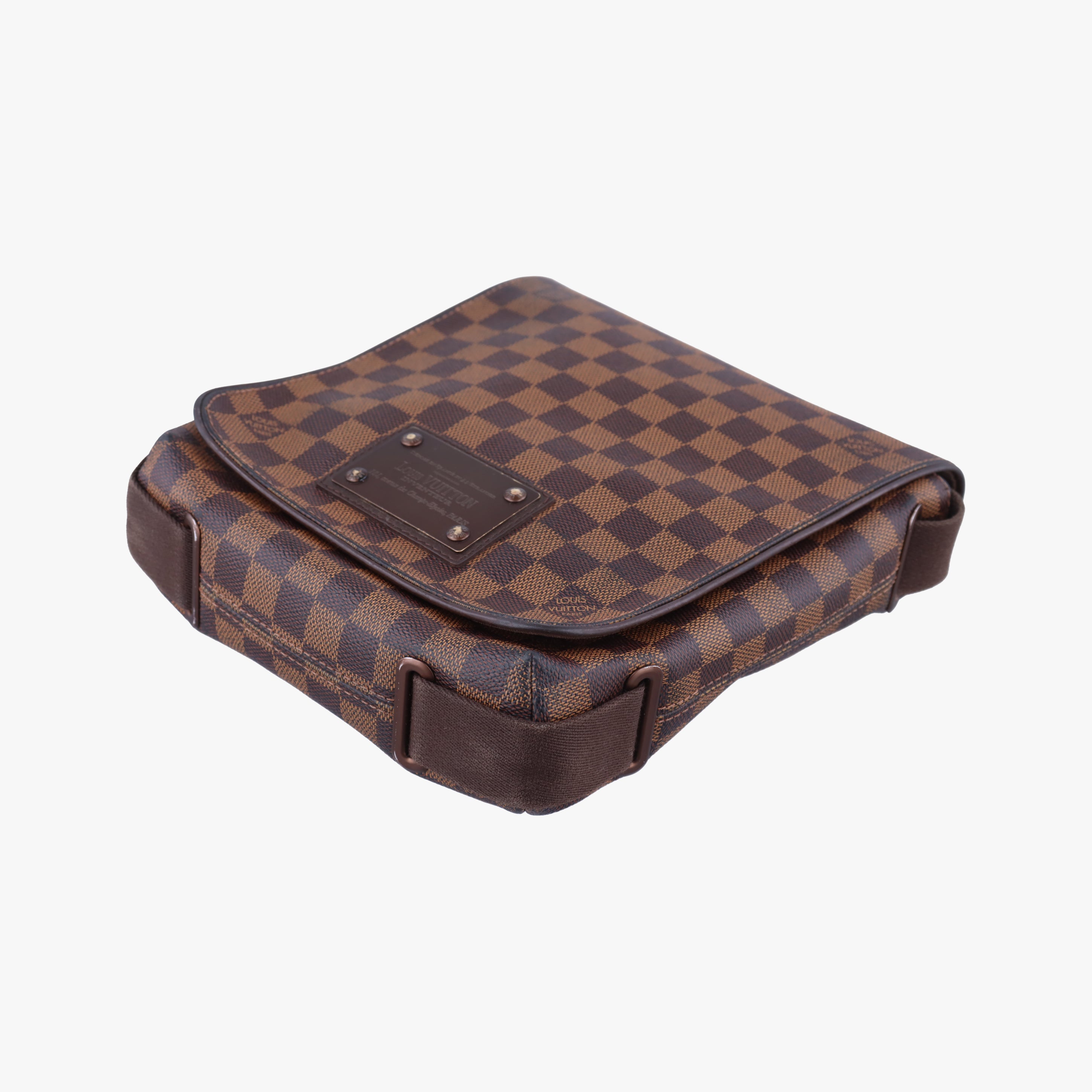 Pre-owned Louis Vuitton BROOKLYN PM EBENE Damier Canvas N51210 shoulderbag | stylenewstar