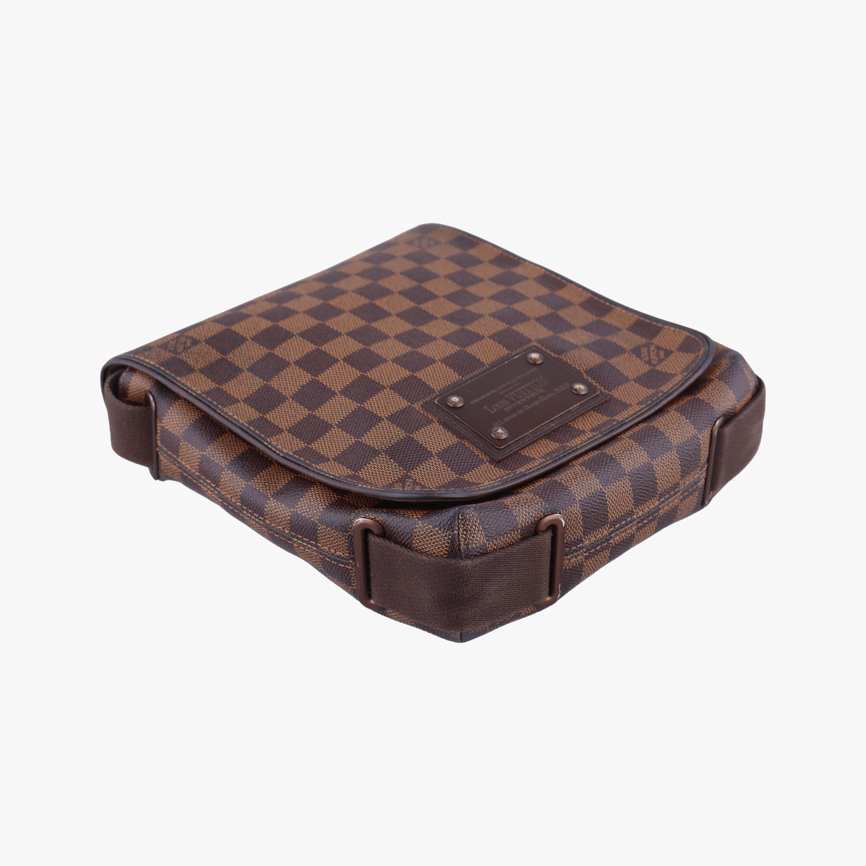 Pre-owned Louis Vuitton BROOKLYN PM EBENE Damier Canvas N51210 shoulderbag | stylenewstar