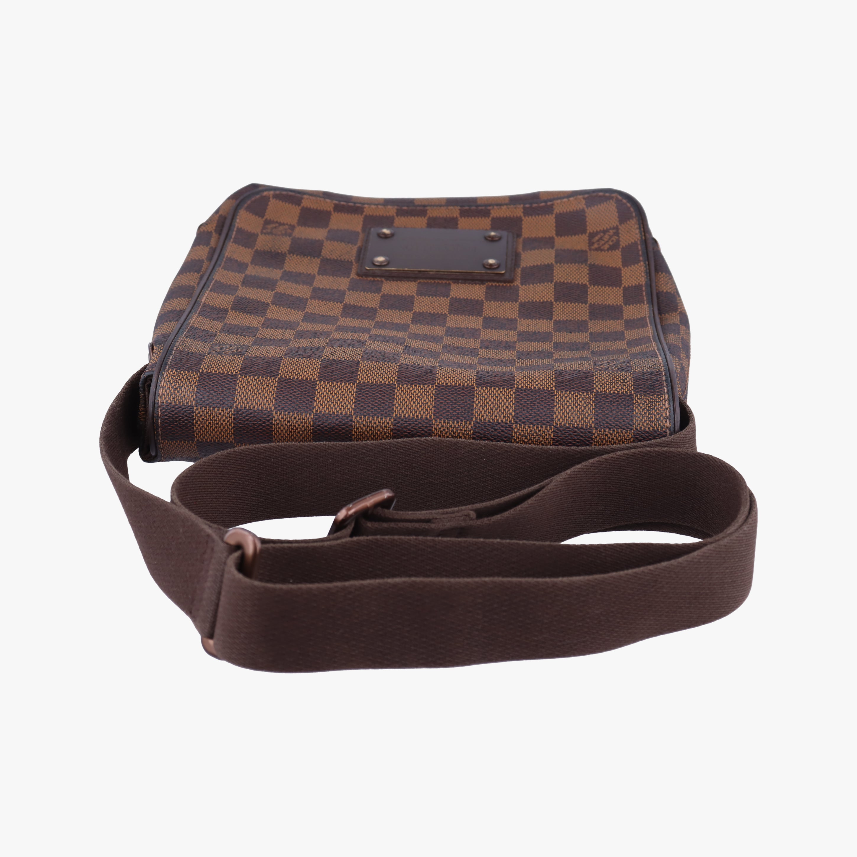 Pre-owned Louis Vuitton BROOKLYN PM EBENE Damier Canvas N51210 shoulderbag | stylenewstar