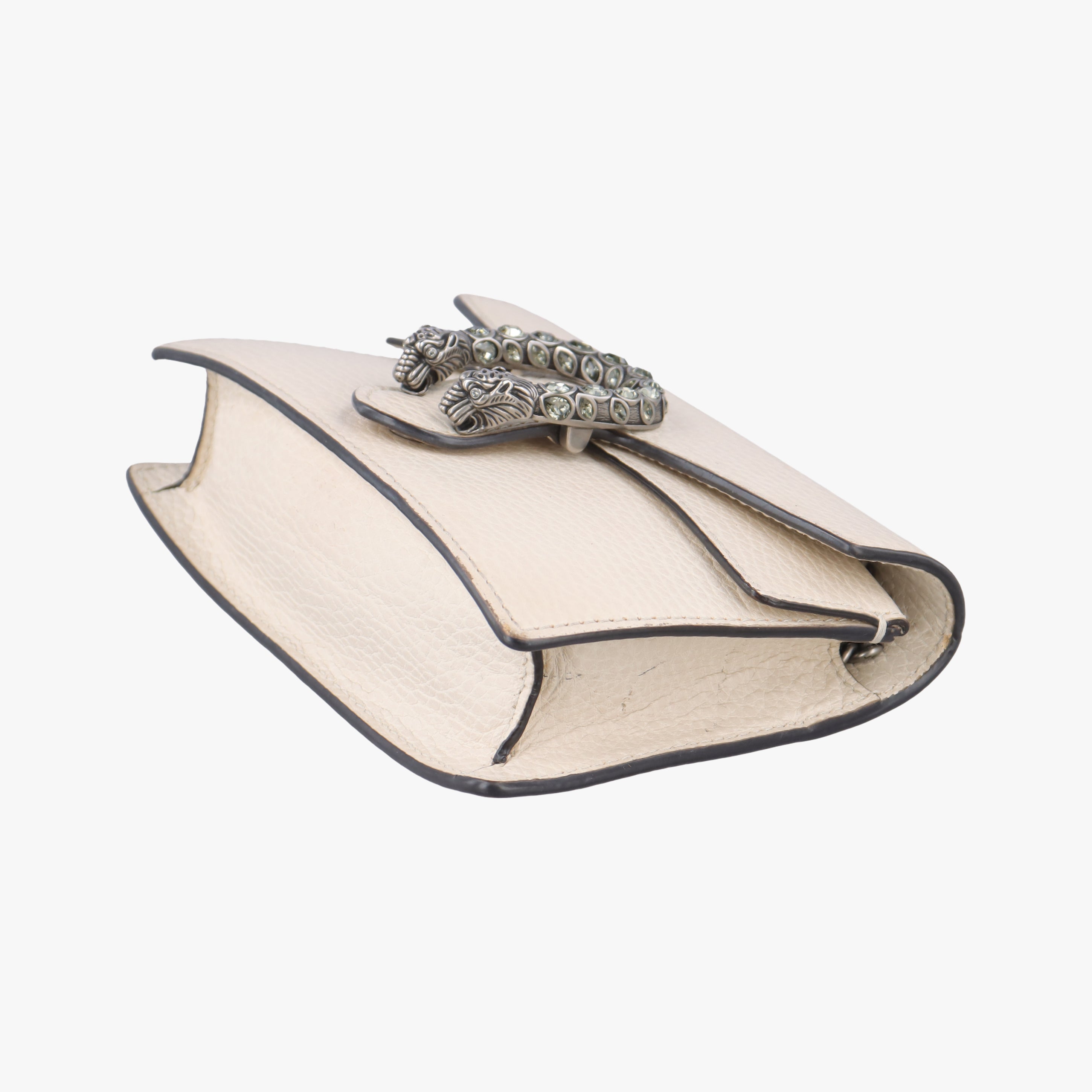 Pre-owned Gucci Dionysus White Leather 476432 shoulderbag | stylenewstar