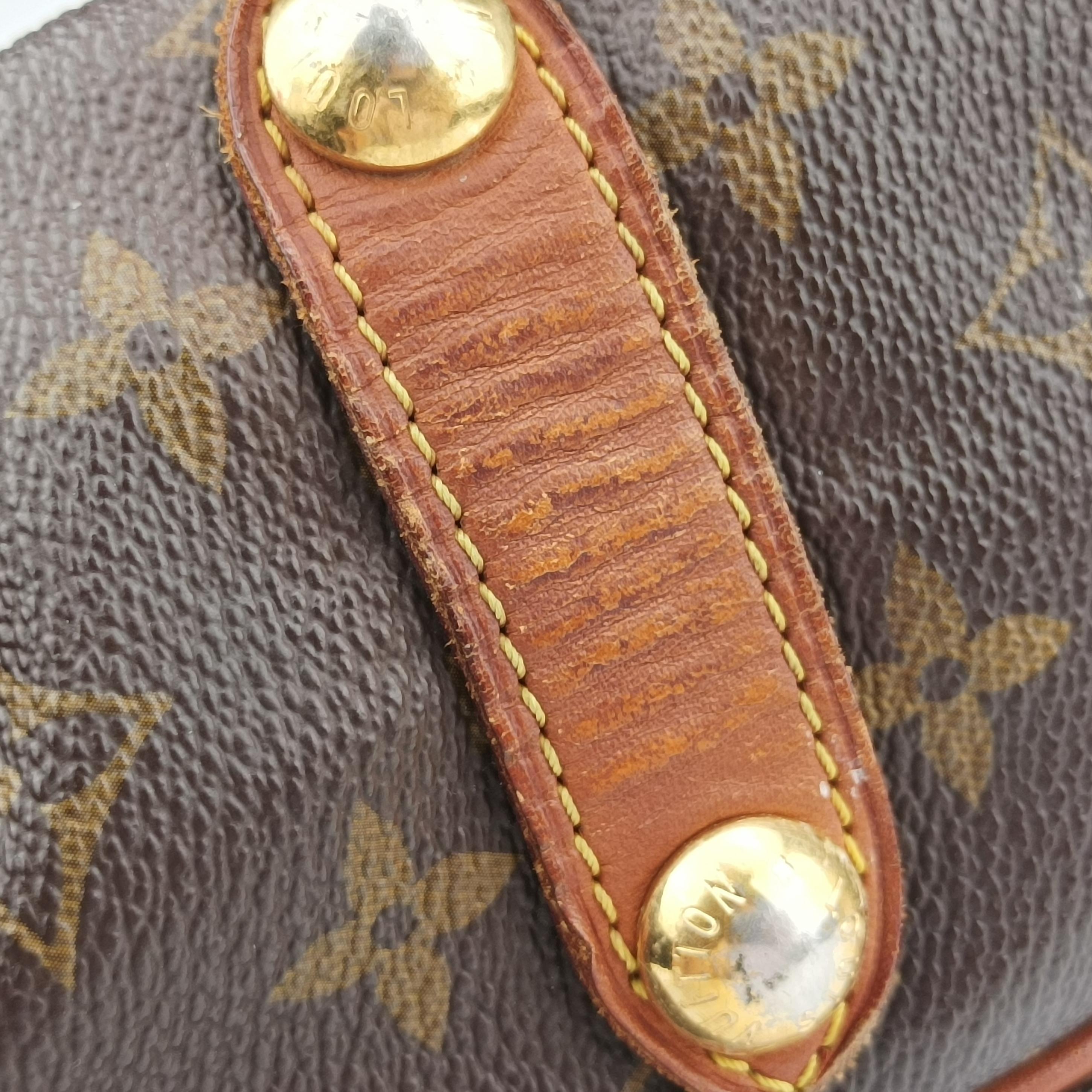 Secondhand Louis Vuitton GALLIERA PM Brown Monogram Canvas M56382 shoulderbag | stylenewstar