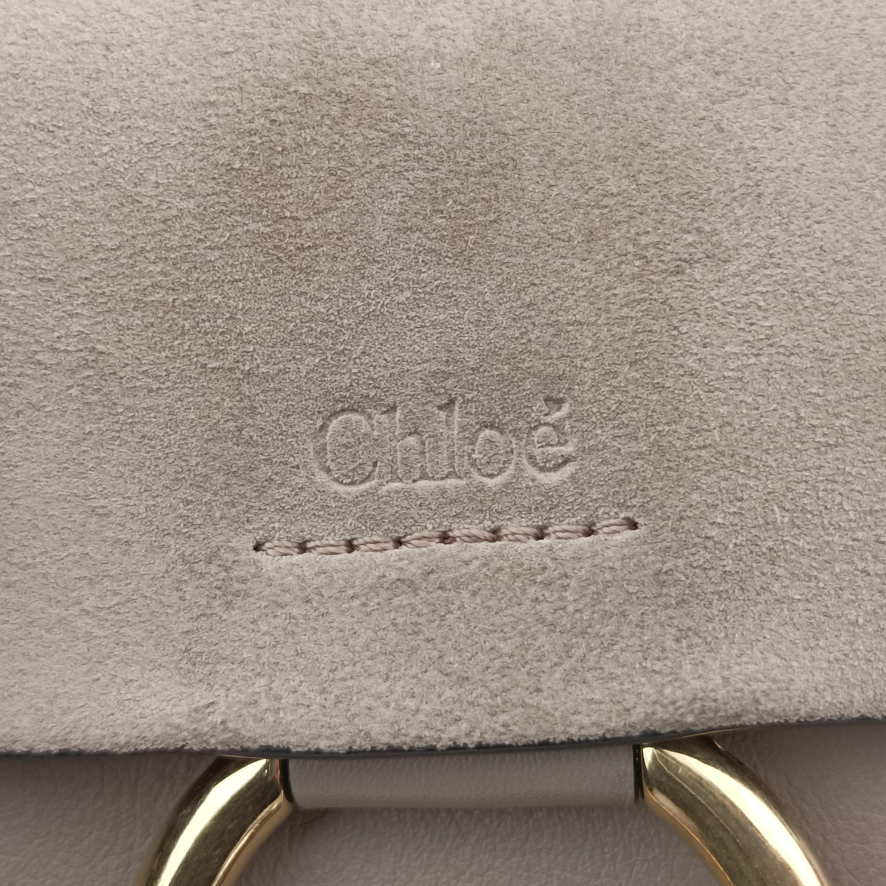 Vintage Chloe FAYE beige Leather × suede  shoulderbag | stylenewstar