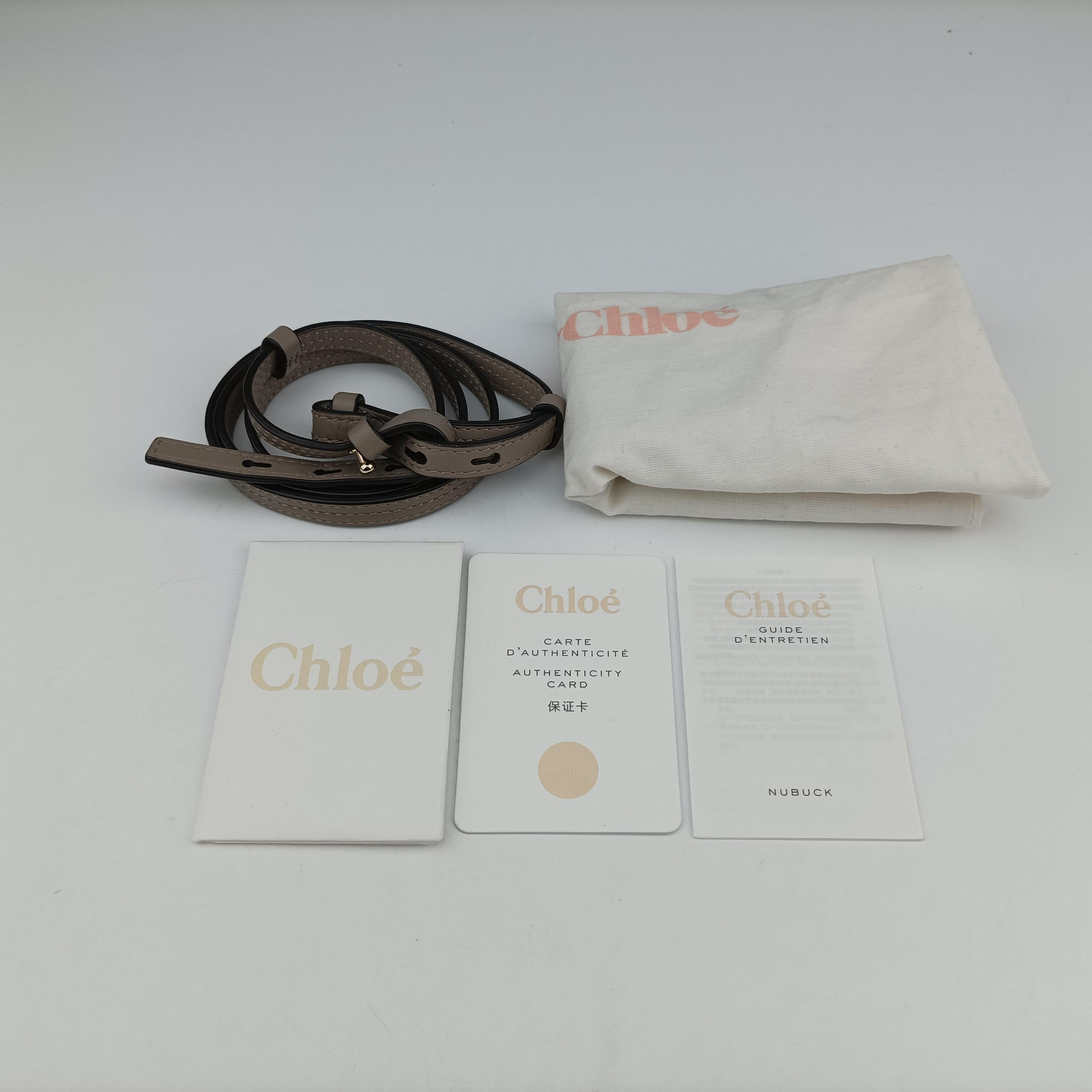 Vintage Chloe FAYE beige Leather × suede  shoulderbag | stylenewstar