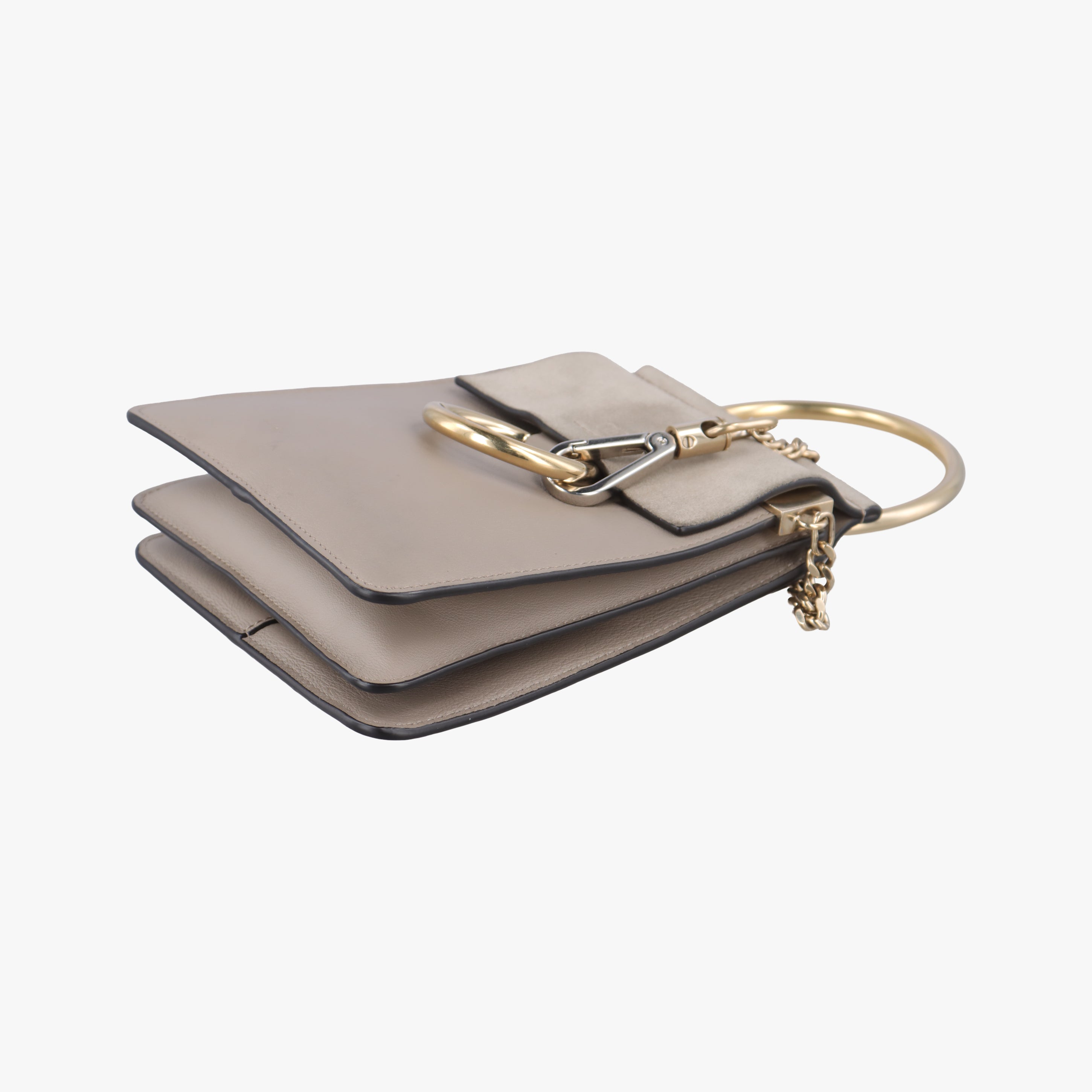 Vintage Chloe FAYE beige Leather × suede  shoulderbag | stylenewstar