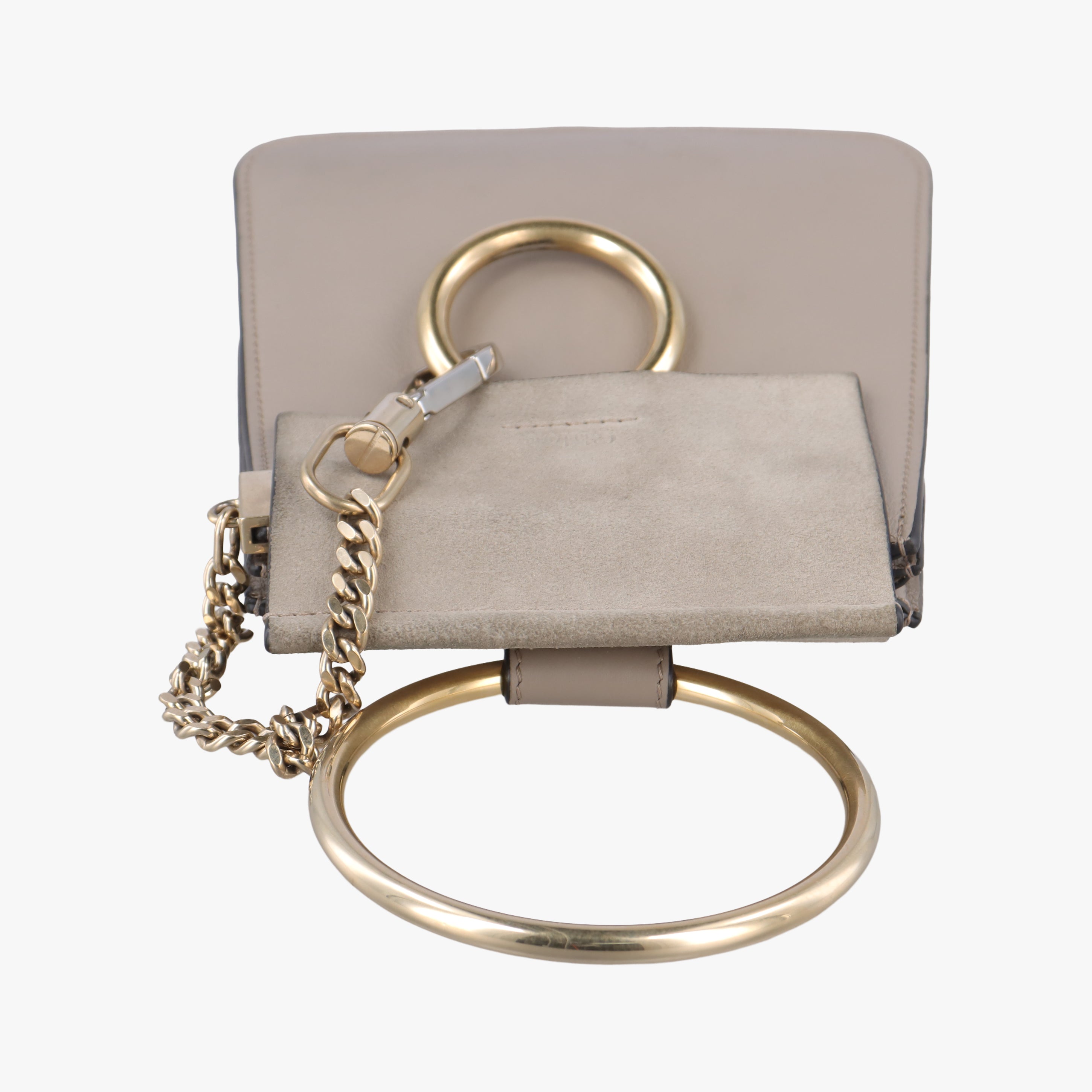 Vintage Chloe FAYE beige Leather × suede  shoulderbag | stylenewstar