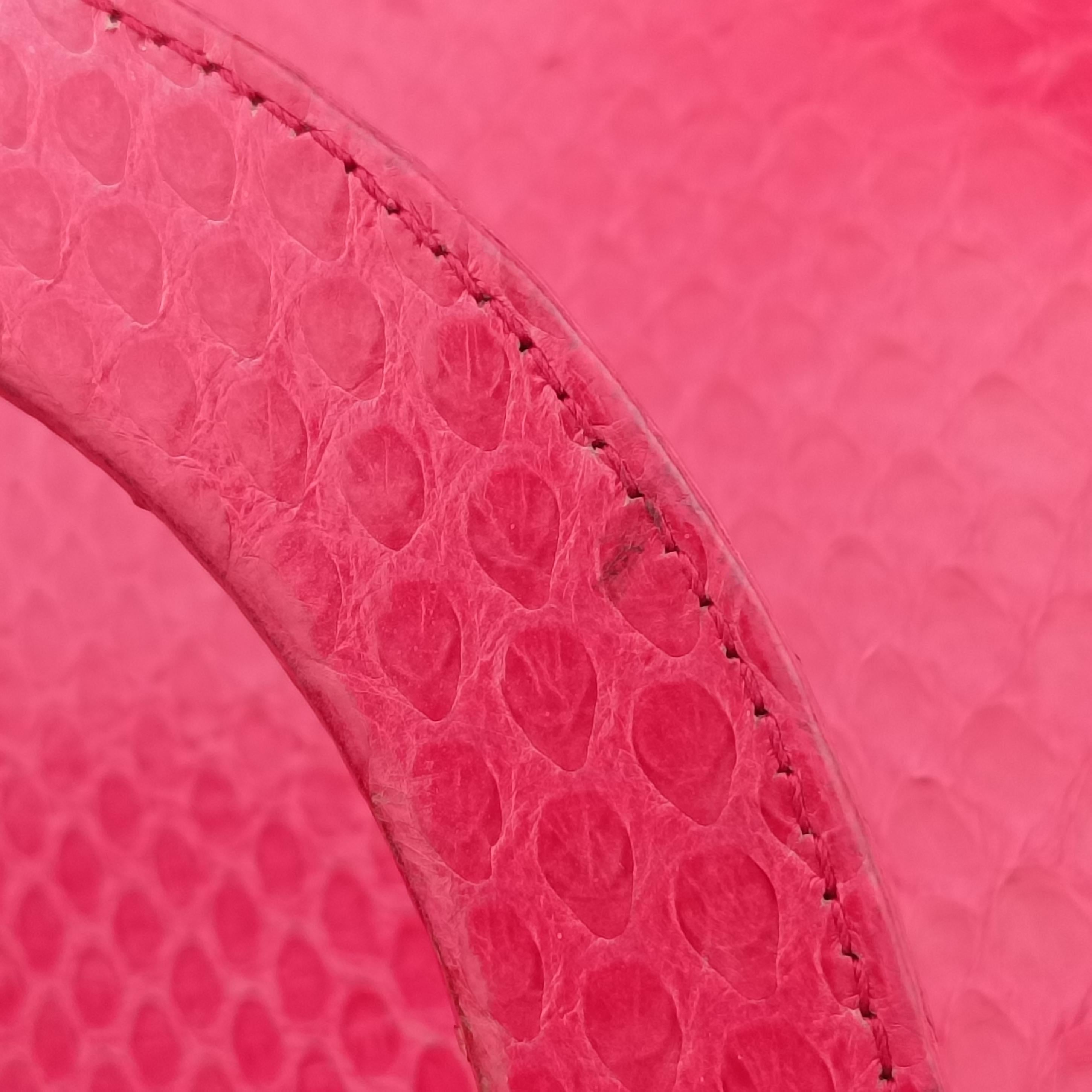 Secondhand Christian Dior Lady Dior Pink snakeskin  shoulderbag | stylenewstar