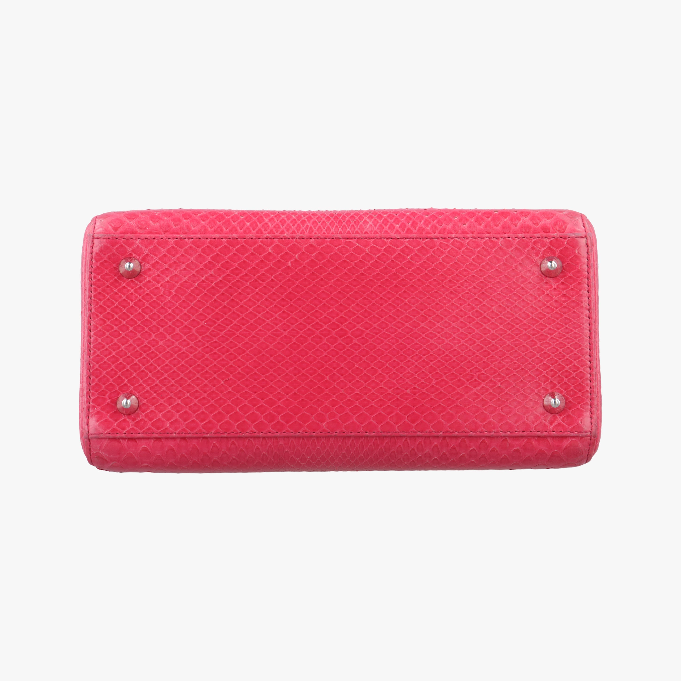 Secondhand Christian Dior Lady Dior Pink snakeskin  shoulderbag | stylenewstar