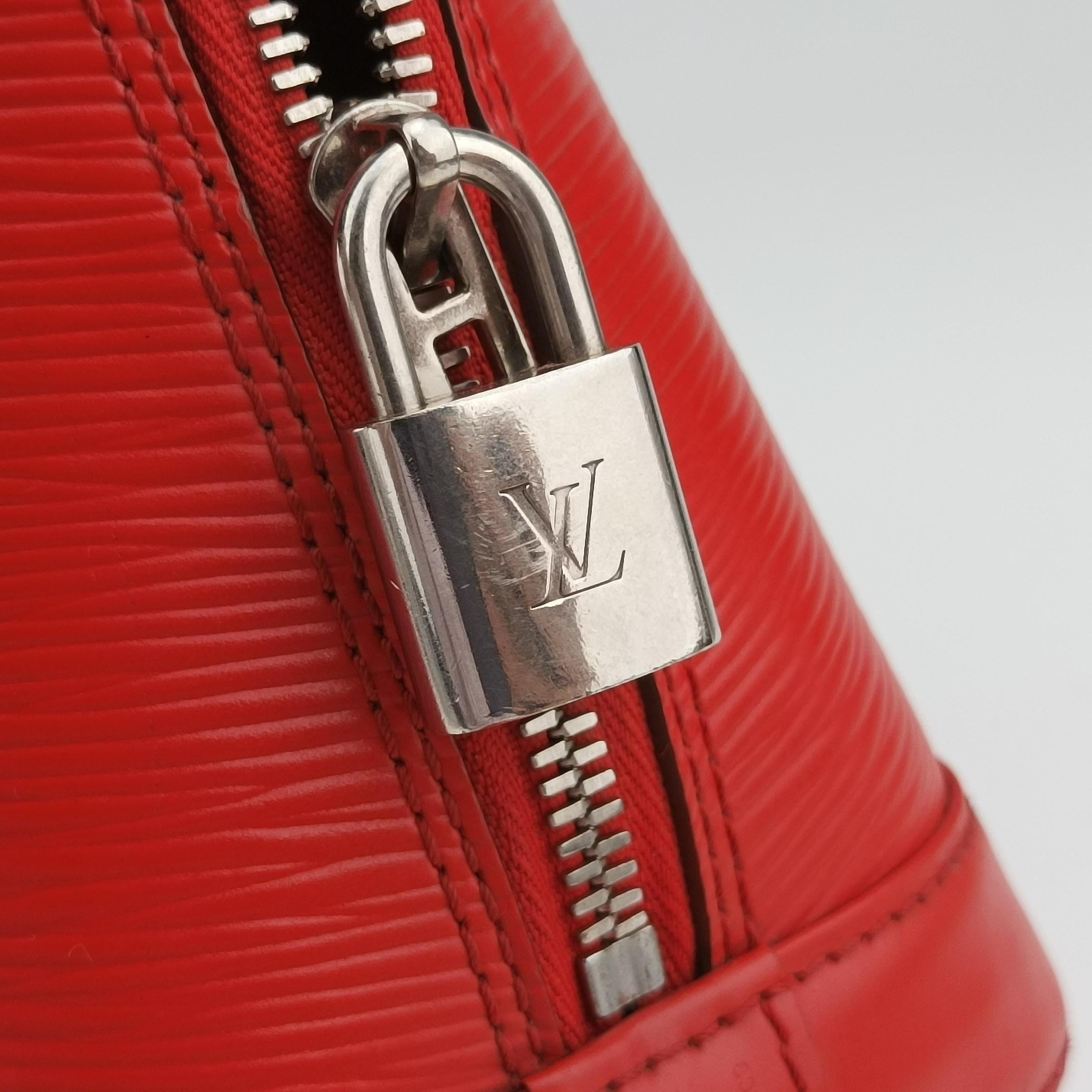 Pre-owned Louis Vuitton Alma BB CARMIN Epi M40850 handbag | stylenewstar