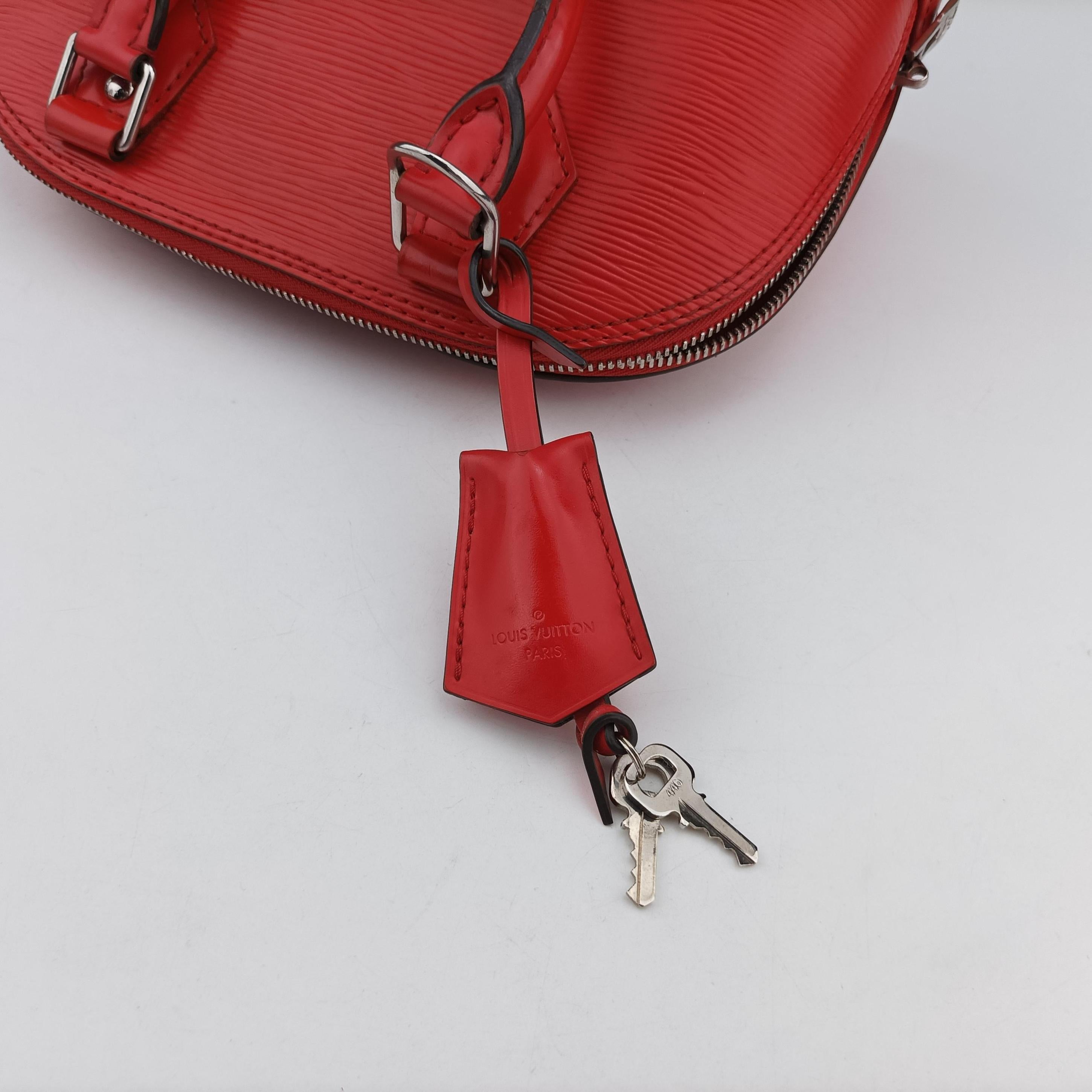 Pre-owned Louis Vuitton Alma BB CARMIN Epi M40850 handbag | stylenewstar