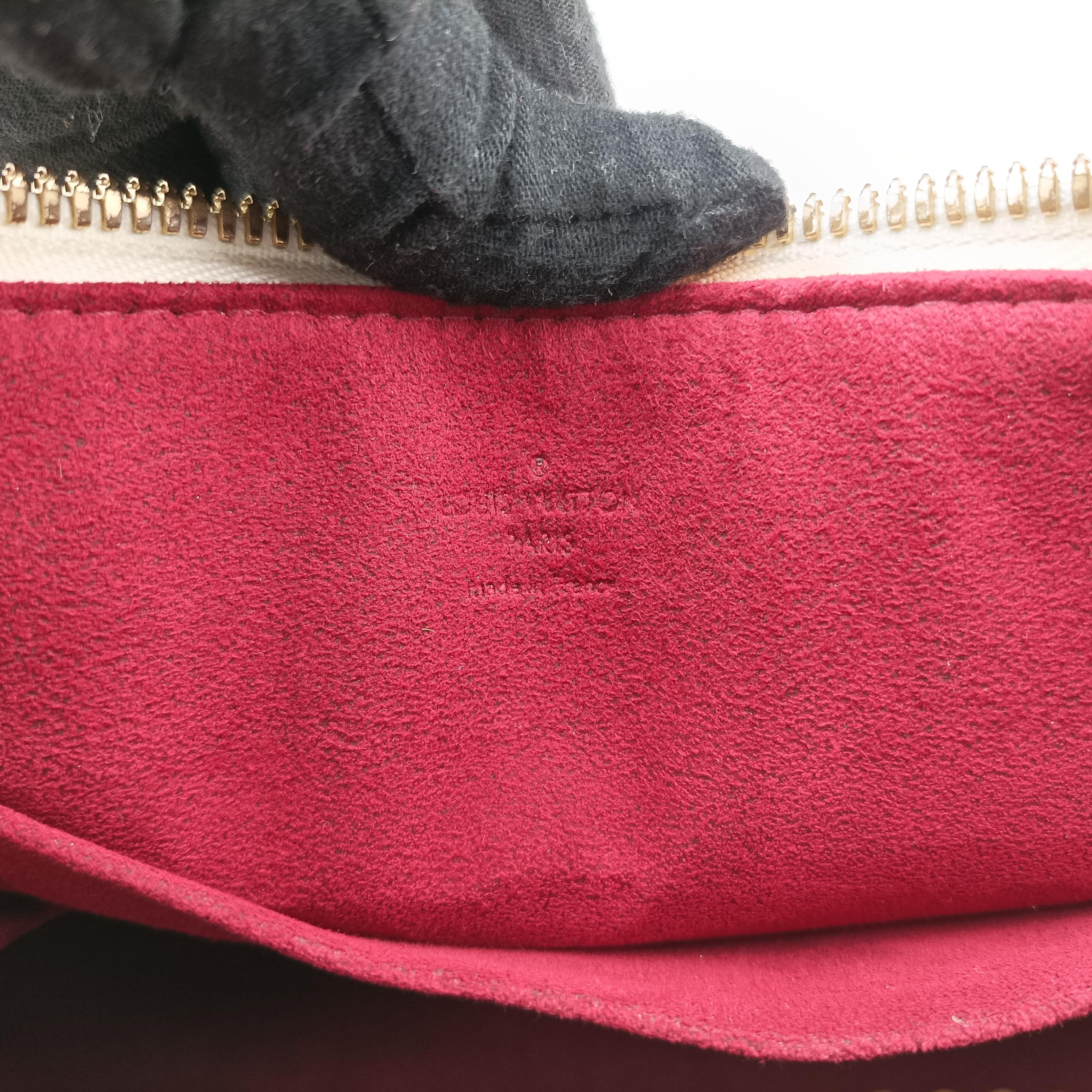 Pre-owned Louis Vuitton RITA white Monogram Multicolor M40125 shoulderbag | stylenewstar