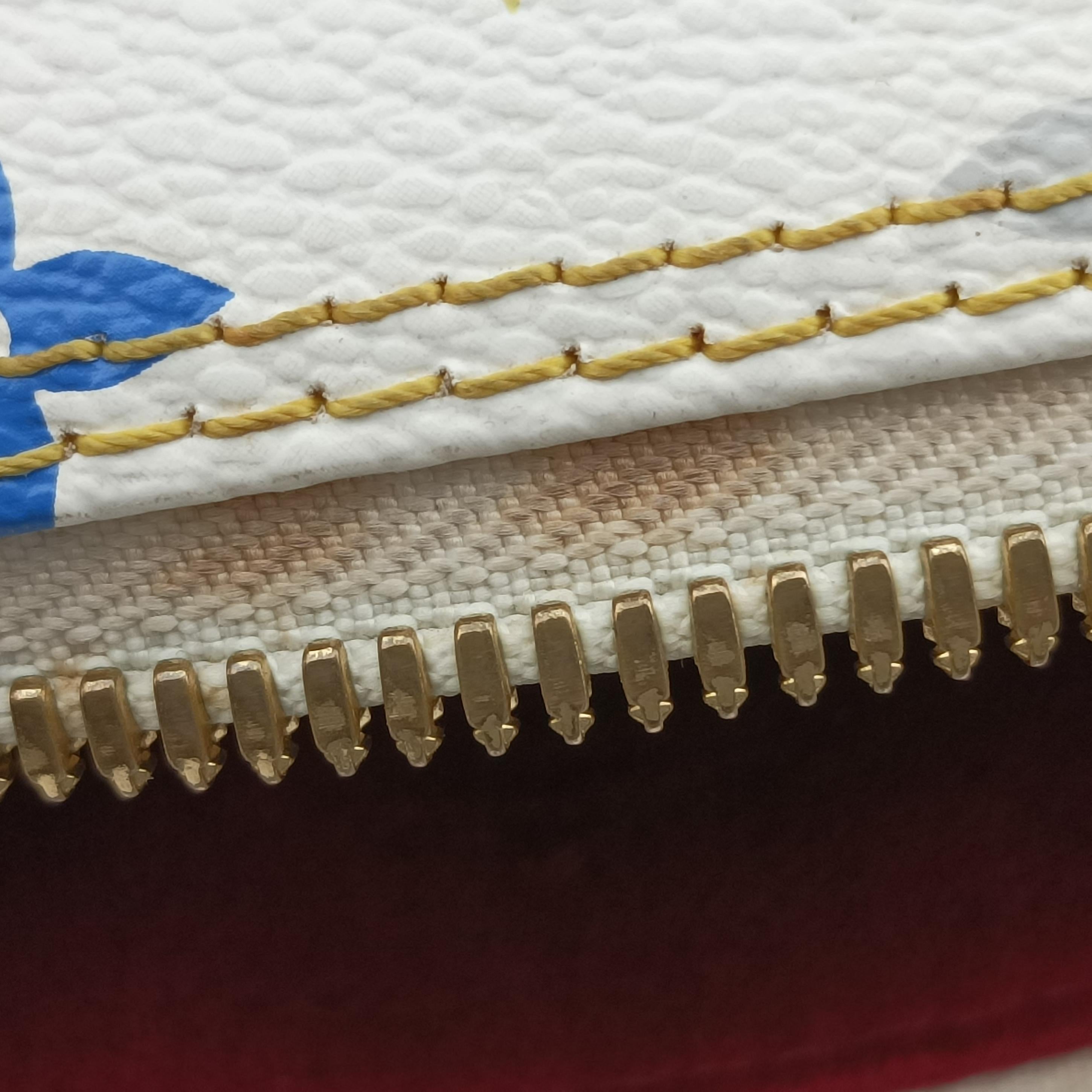 Pre-owned Louis Vuitton RITA white Monogram Multicolor M40125 shoulderbag | stylenewstar