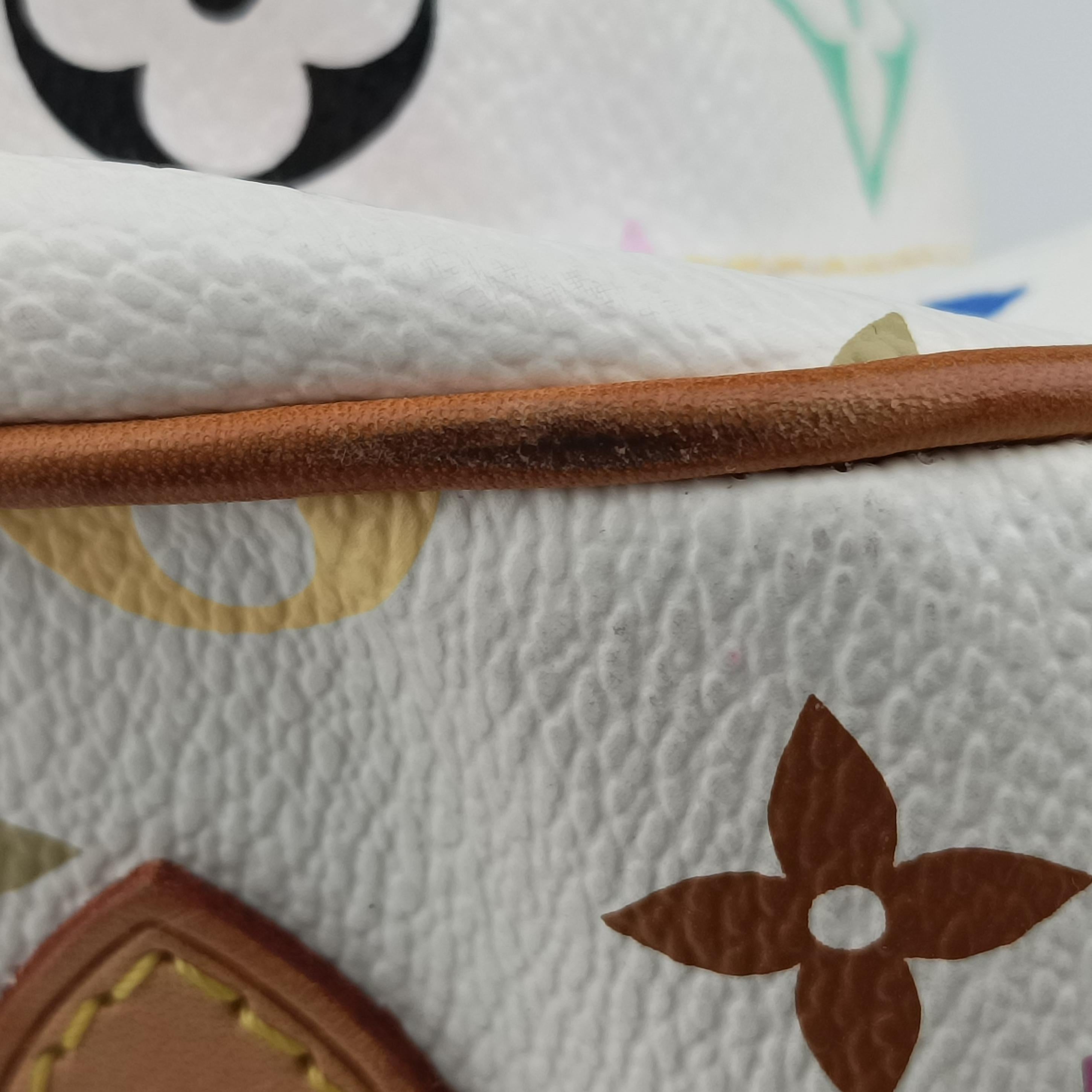 Pre-owned Louis Vuitton RITA white Monogram Multicolor M40125 shoulderbag | stylenewstar