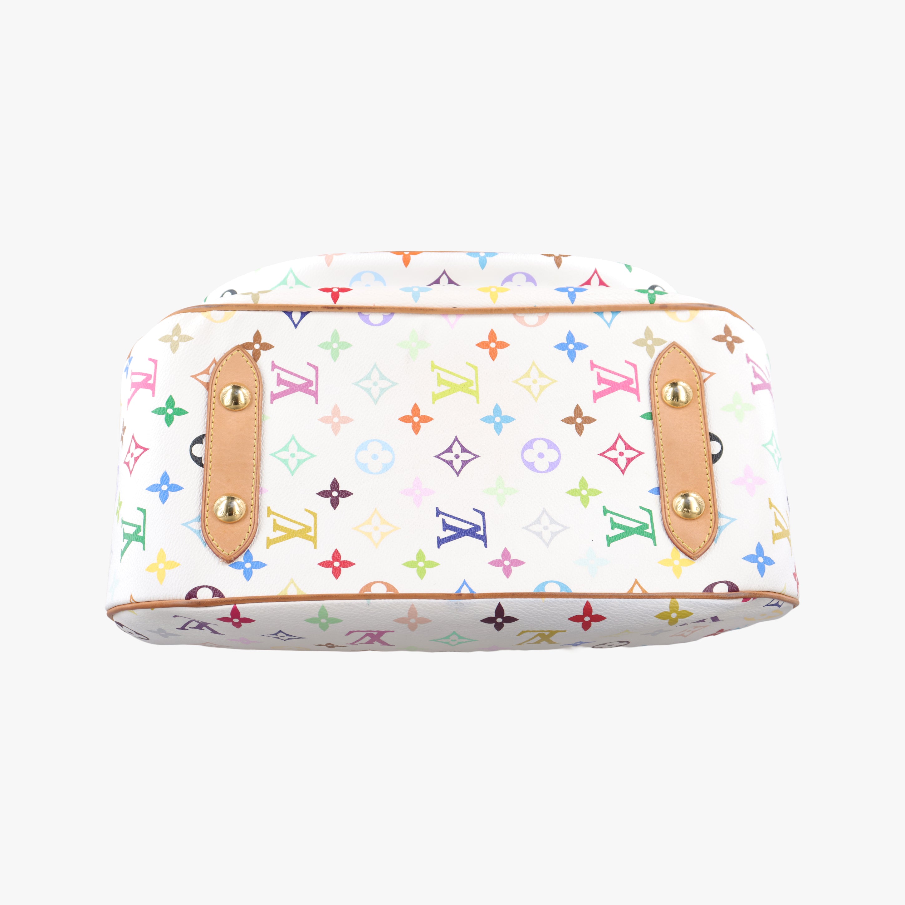 Pre-owned Louis Vuitton RITA white Monogram Multicolor M40125 shoulderbag | stylenewstar
