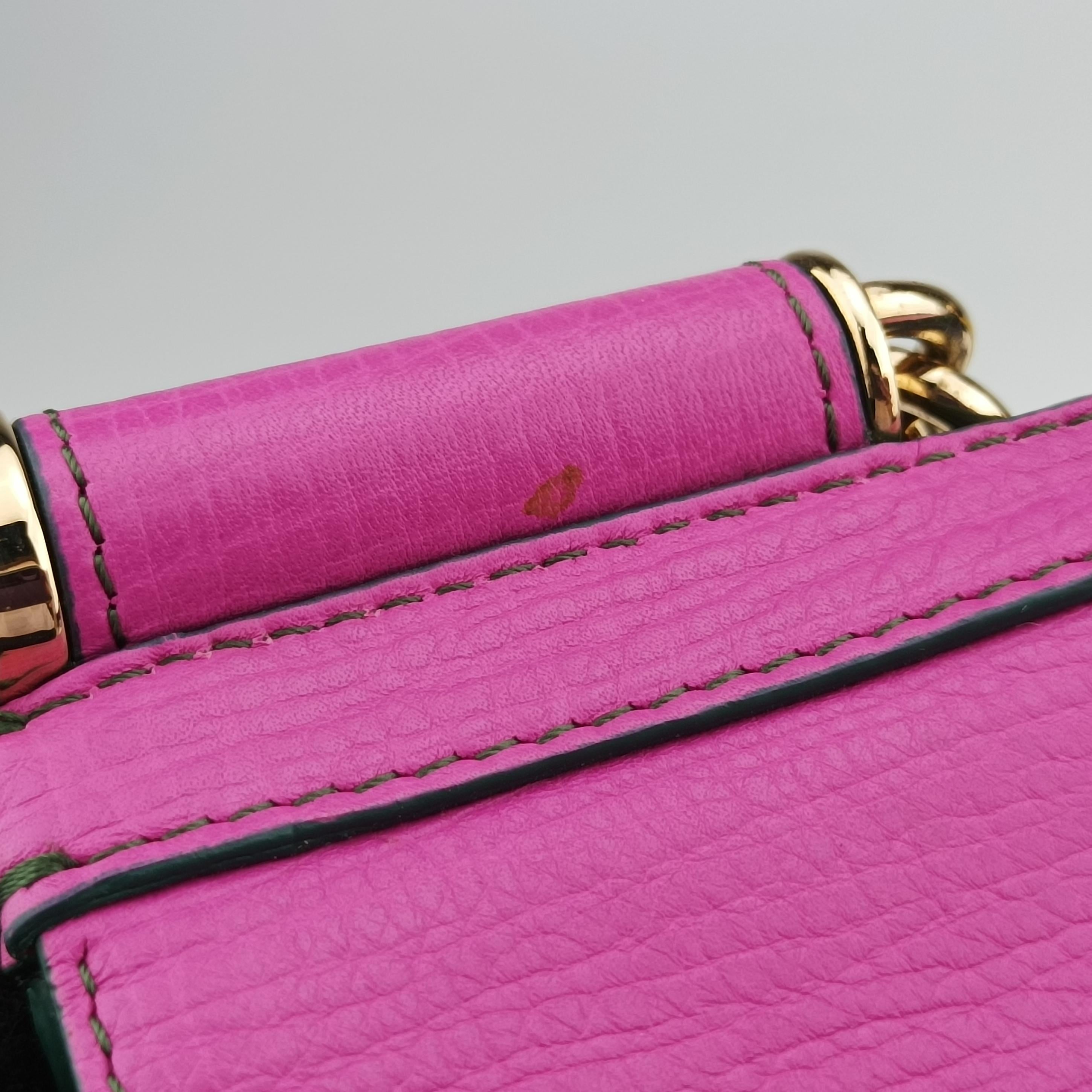 Secondhand Dolce & Gabbana SICILY Pink x Blue x Yellow Leather  shoulderbag | stylenewstar