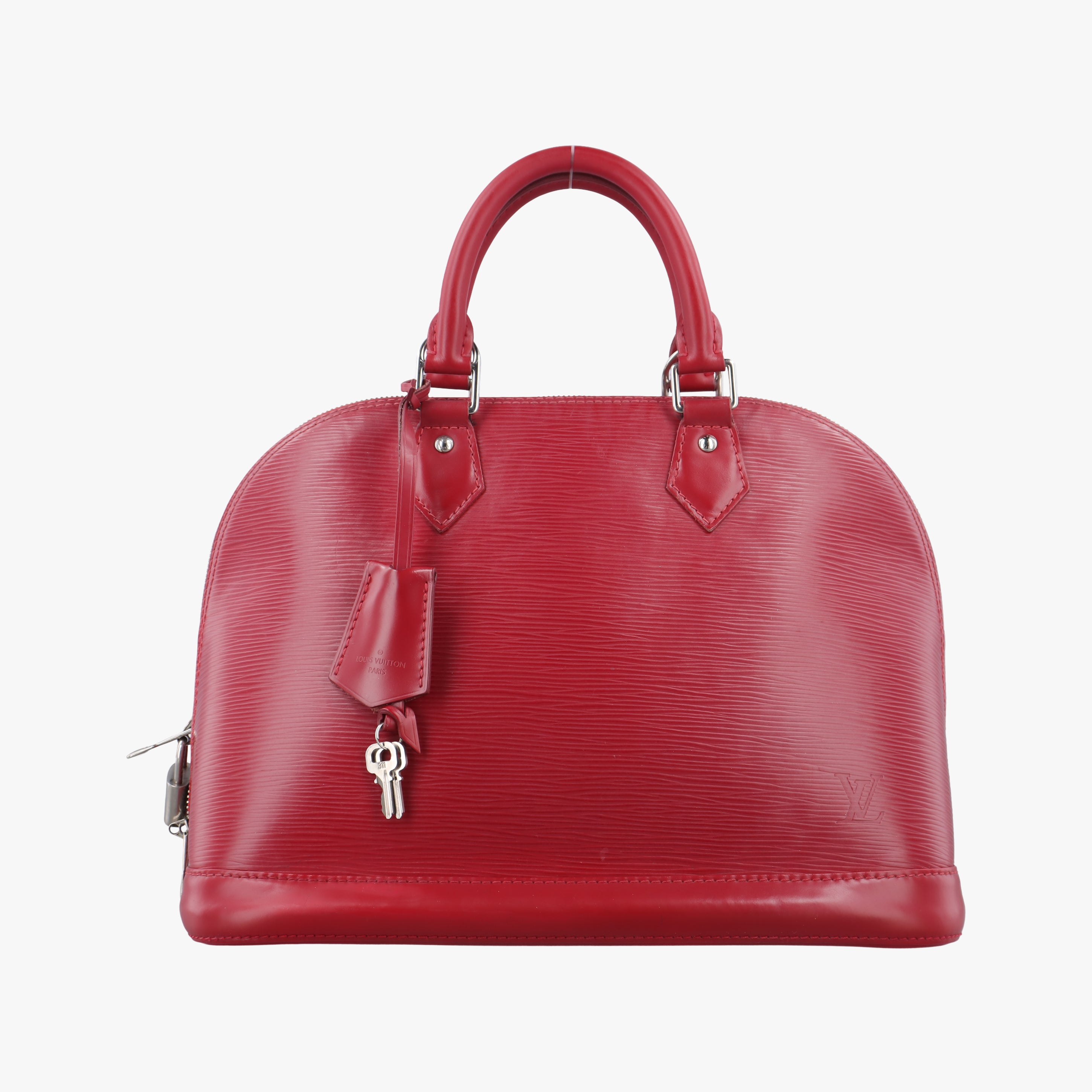 Pre-owned Louis Vuitton ALMA PM CARMIN Epi M4058E handbag | stylenewstar
