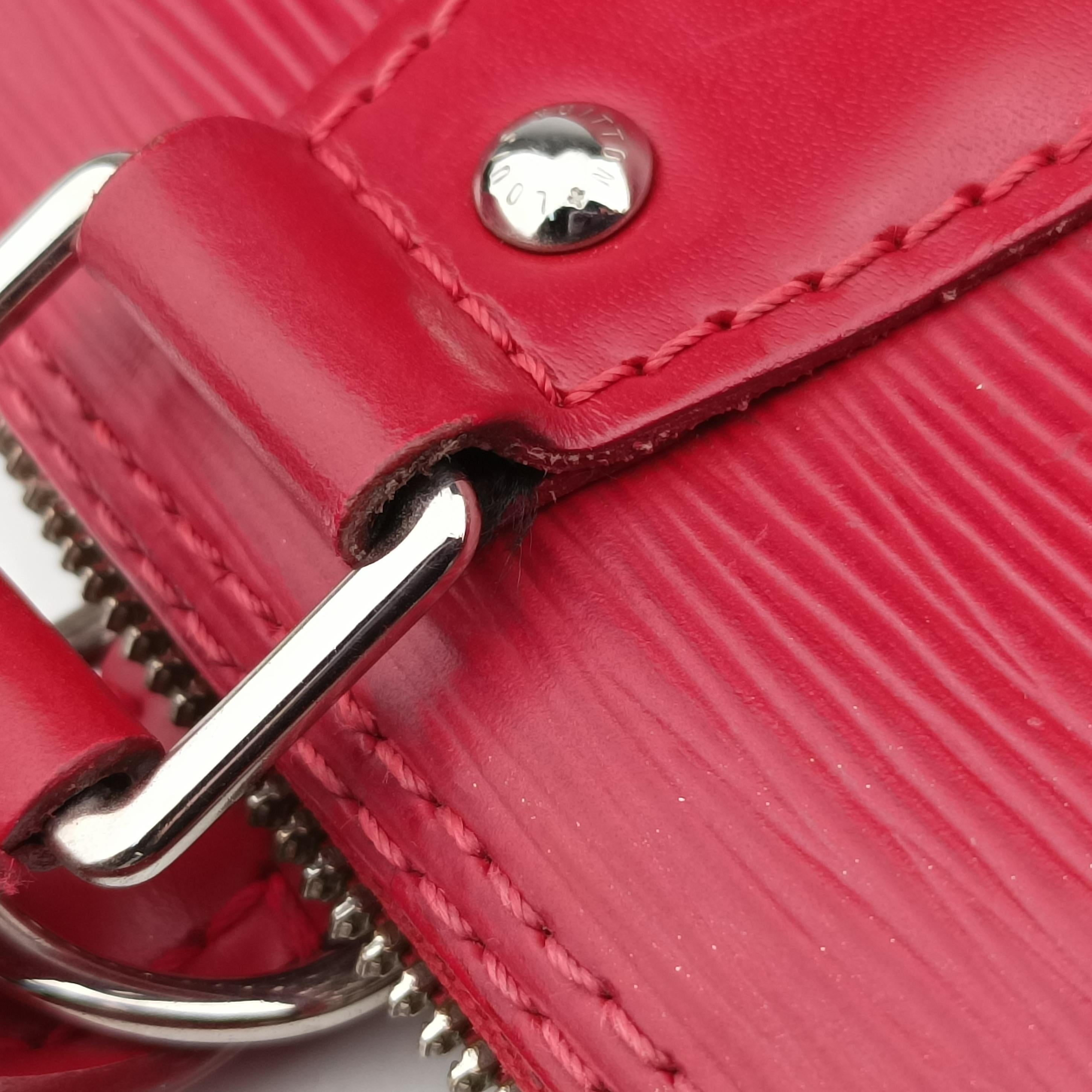 Pre-owned Louis Vuitton ALMA PM CARMIN Epi M4058E handbag | stylenewstar