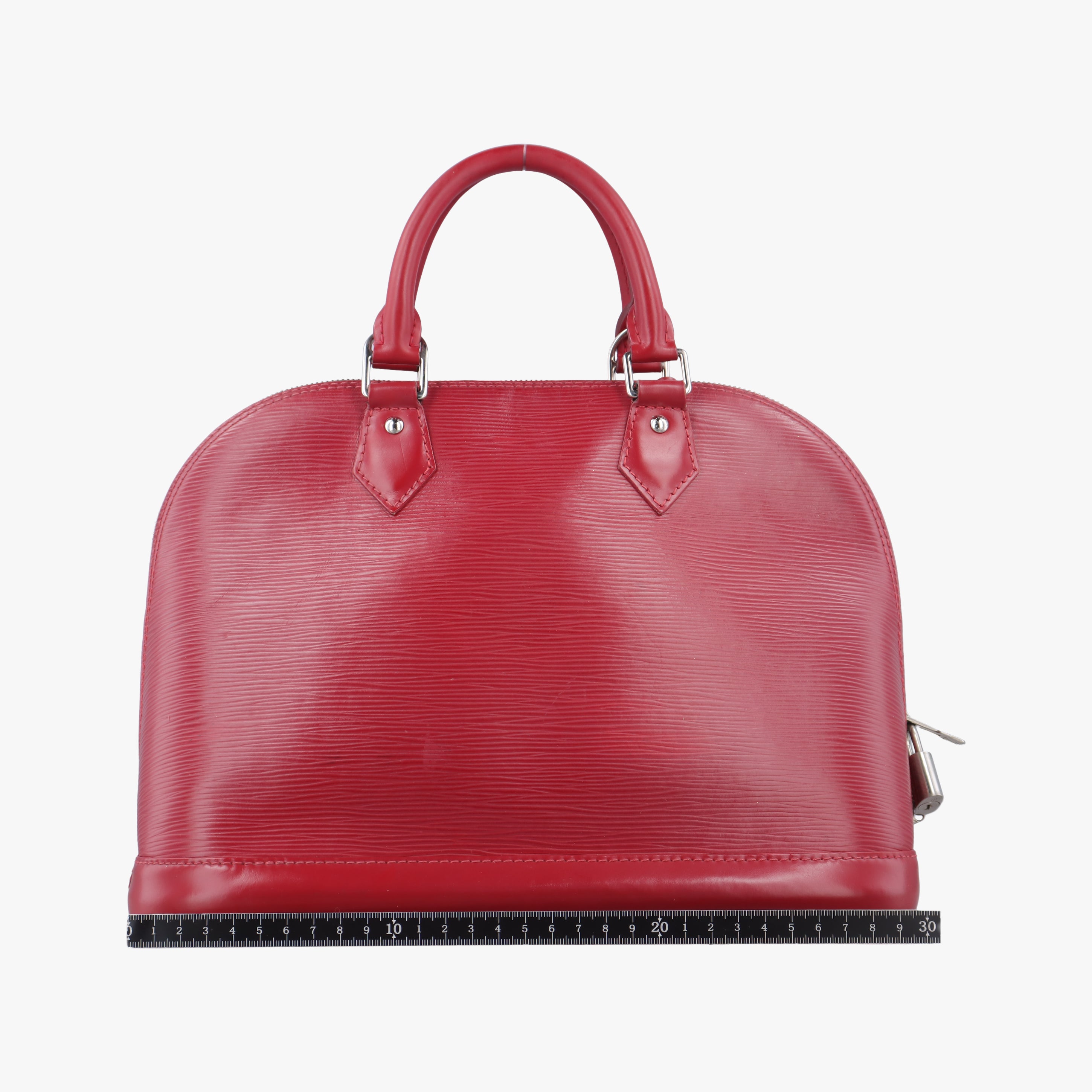 Pre-owned Louis Vuitton ALMA PM CARMIN Epi M4058E handbag | stylenewstar