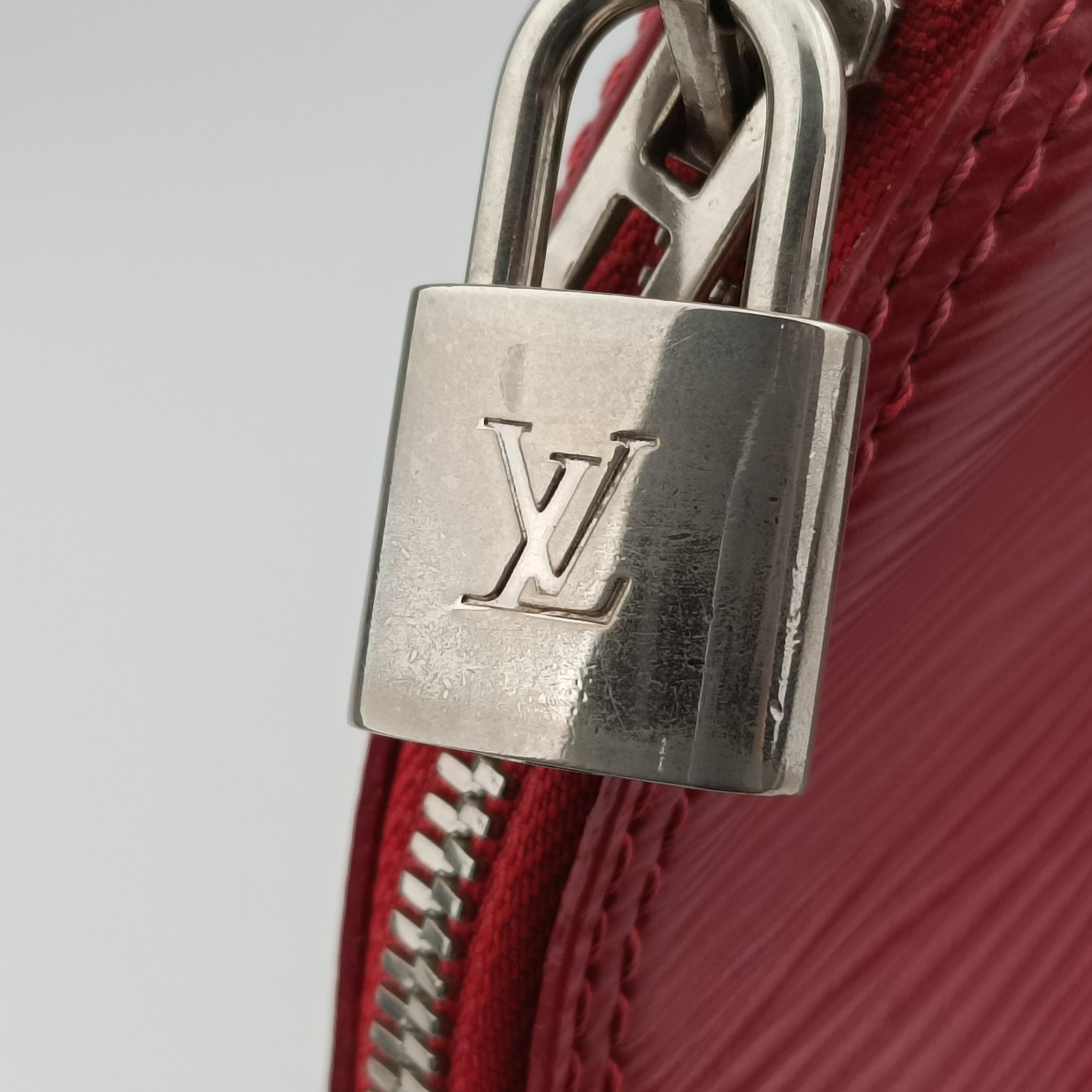 Pre-owned Louis Vuitton ALMA PM CARMIN Epi M4058E handbag | stylenewstar