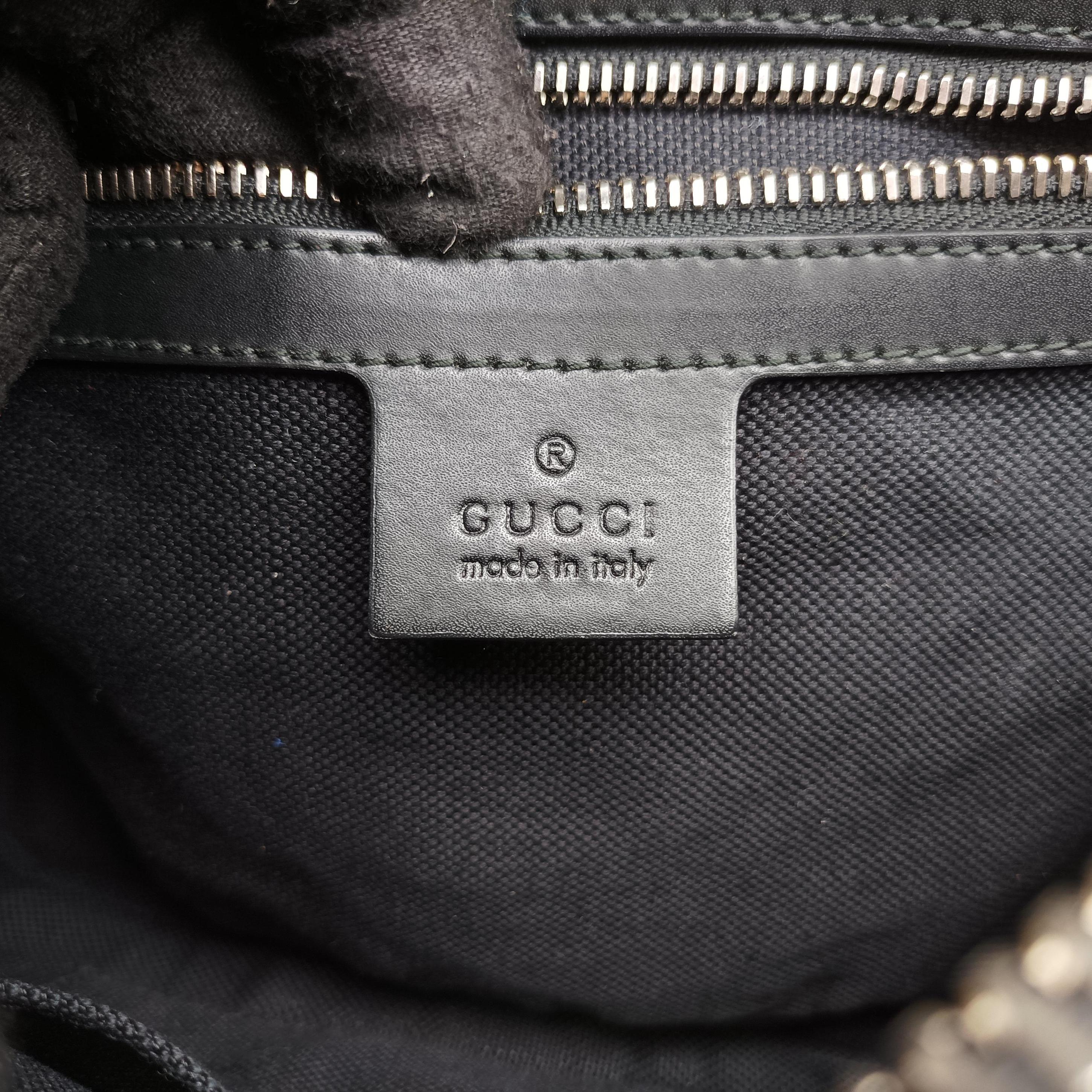Vintage Gucci GG Supreme Navy x Black PVC coated canvas 474298 bum bag/waist bag | stylenewstar