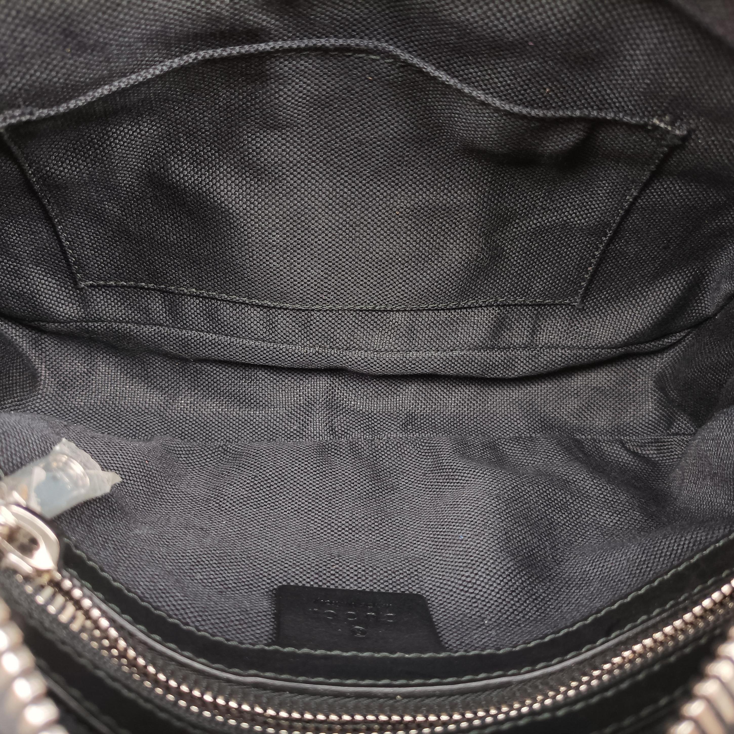 Vintage Gucci GG Supreme Navy x Black PVC coated canvas 474298 bum bag/waist bag | stylenewstar