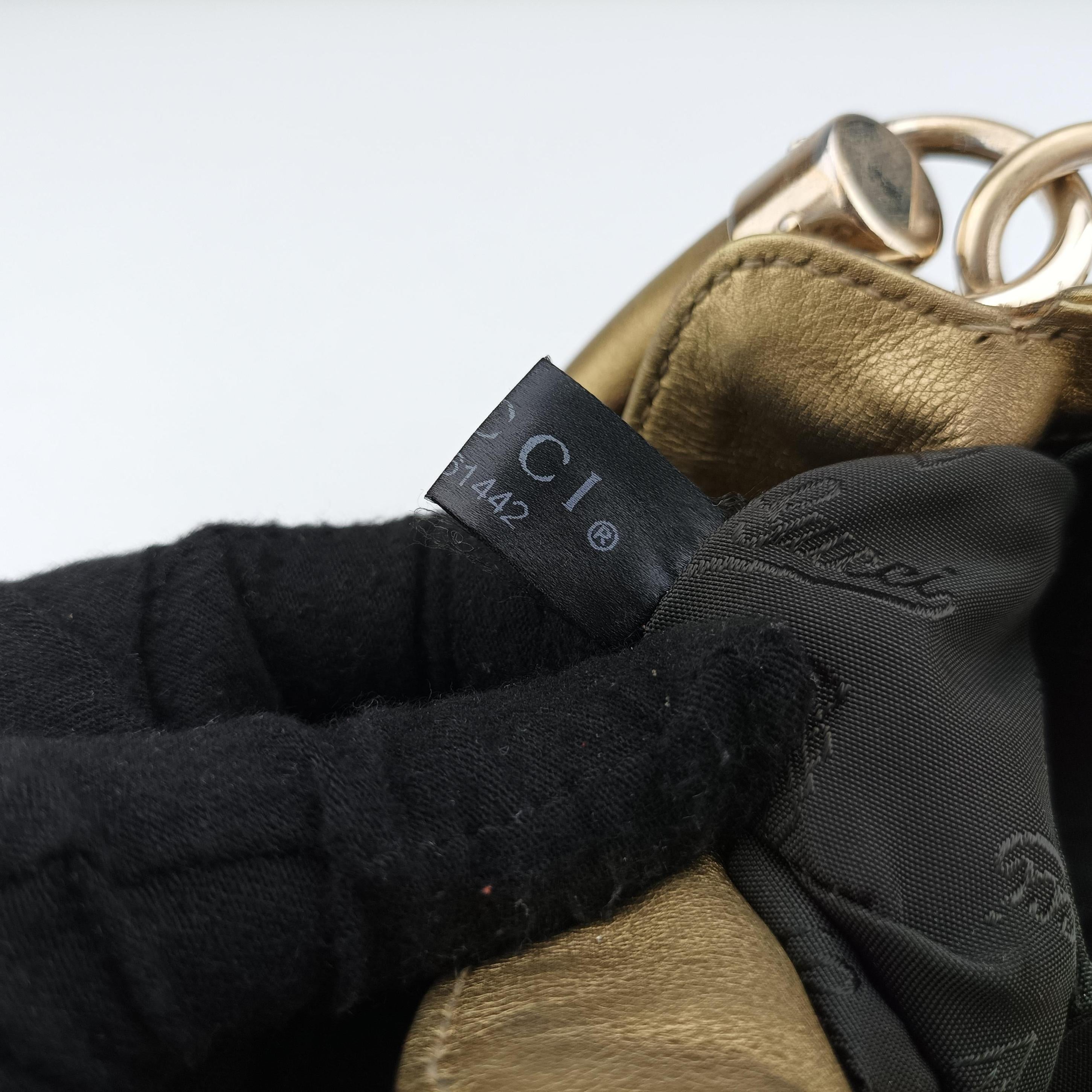 Secondhand Gucci Indy Mini Top Handle Brown×golden Canvas 198339 shoulderbag | stylenewstar