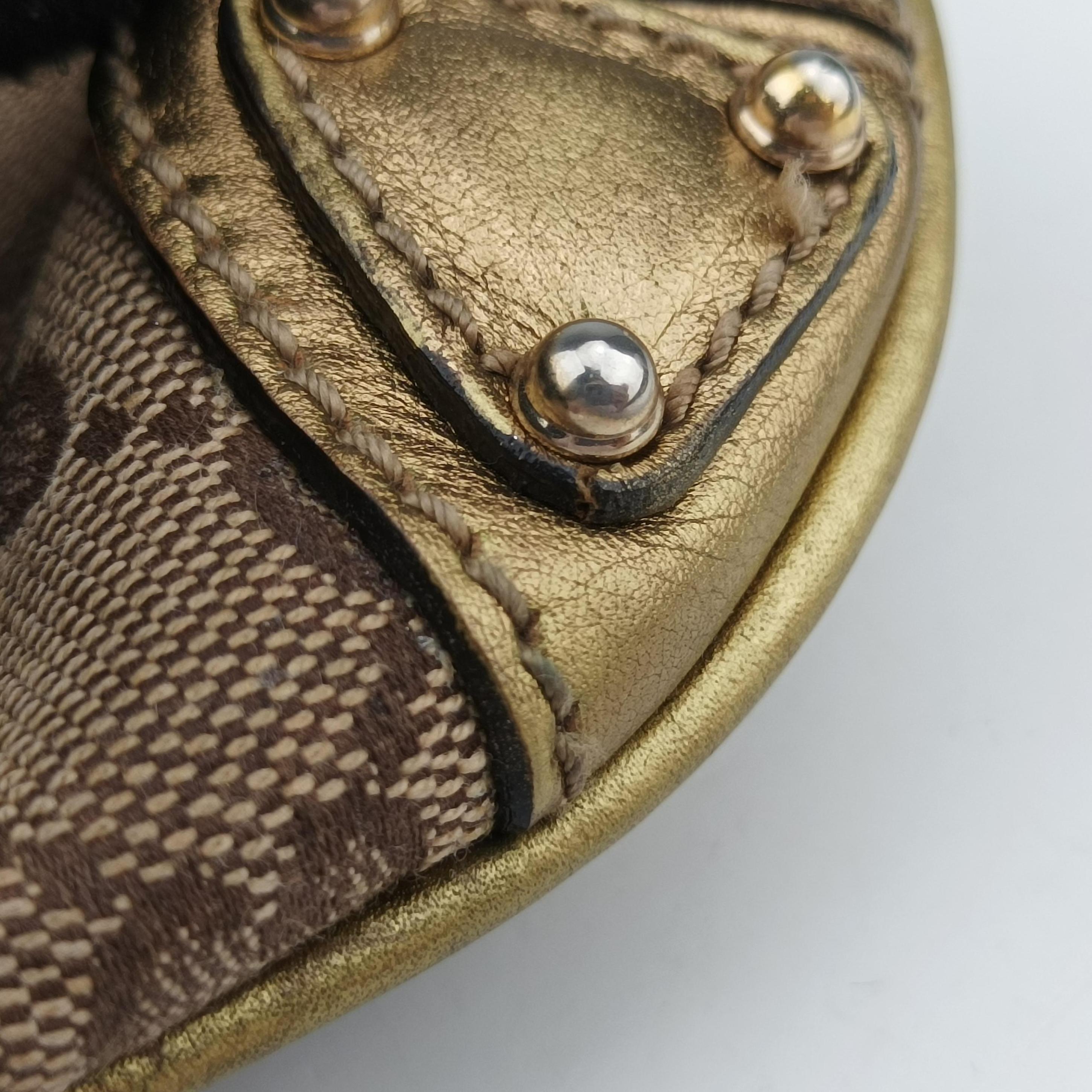 Secondhand Gucci Indy Mini Top Handle Brown×golden Canvas 198339 shoulderbag | stylenewstar