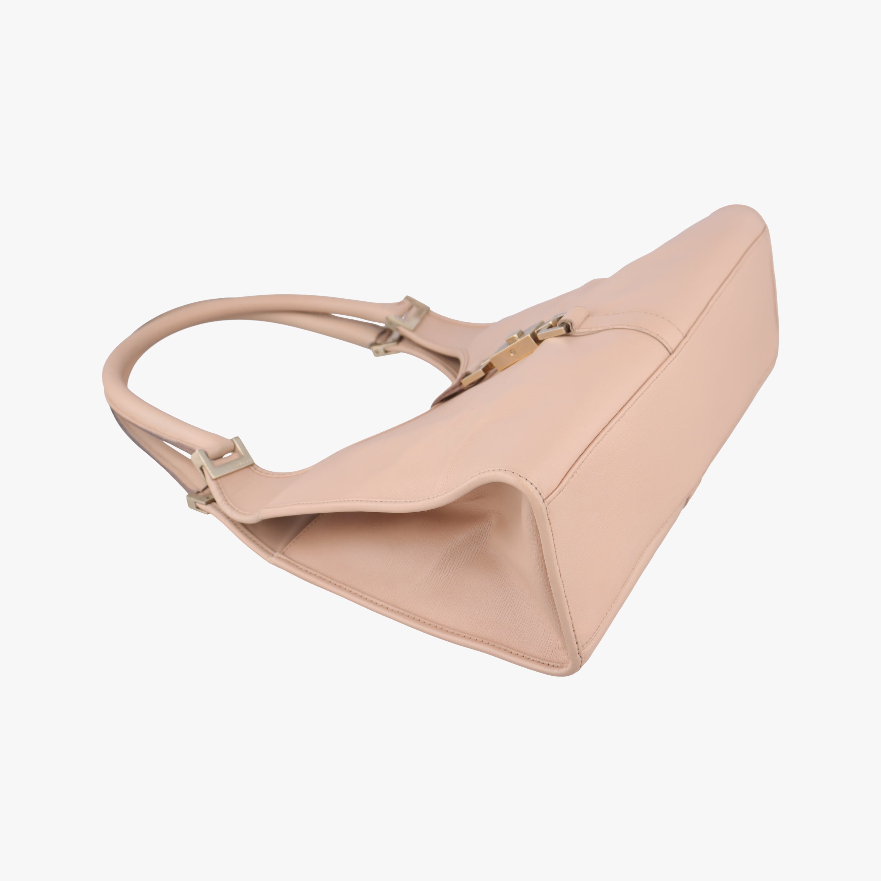 Pre-owned Gucci Jackie Pink Leather 002.10 handbag | stylenewstar