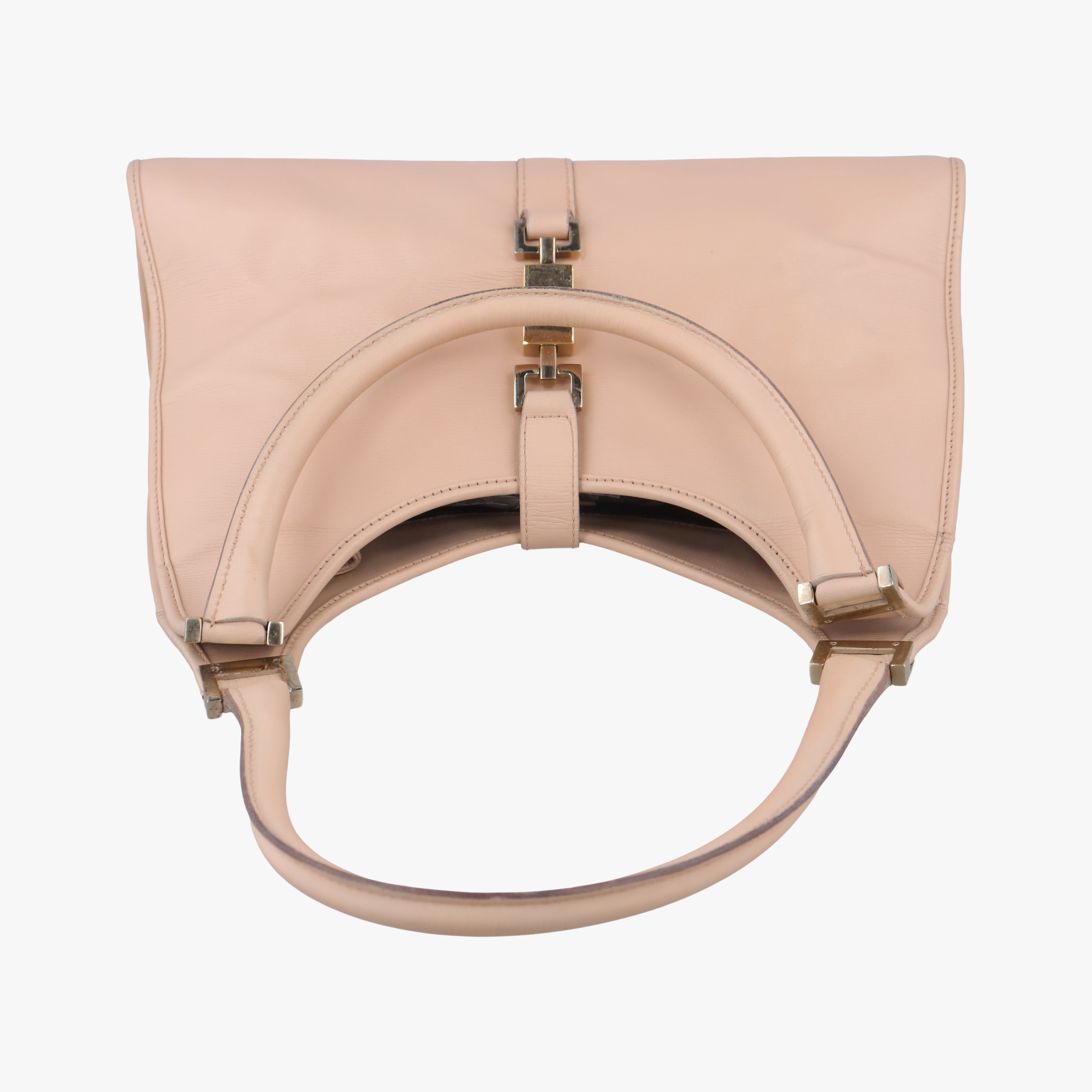 Pre-owned Gucci Jackie Pink Leather 002.10 handbag | stylenewstar