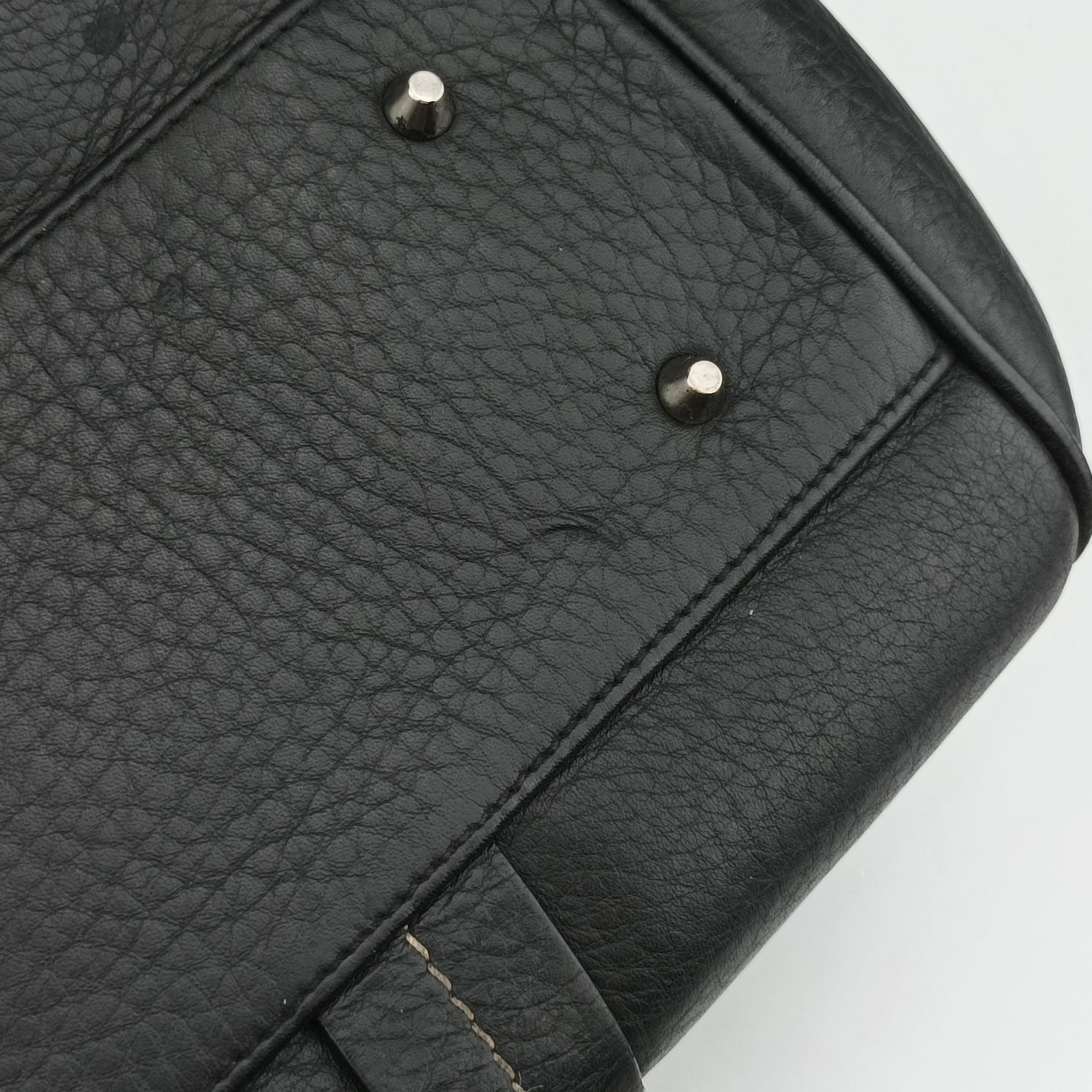 Pre-owned Christian Dior Detective Frame Black Leather  handbag | stylenewstar