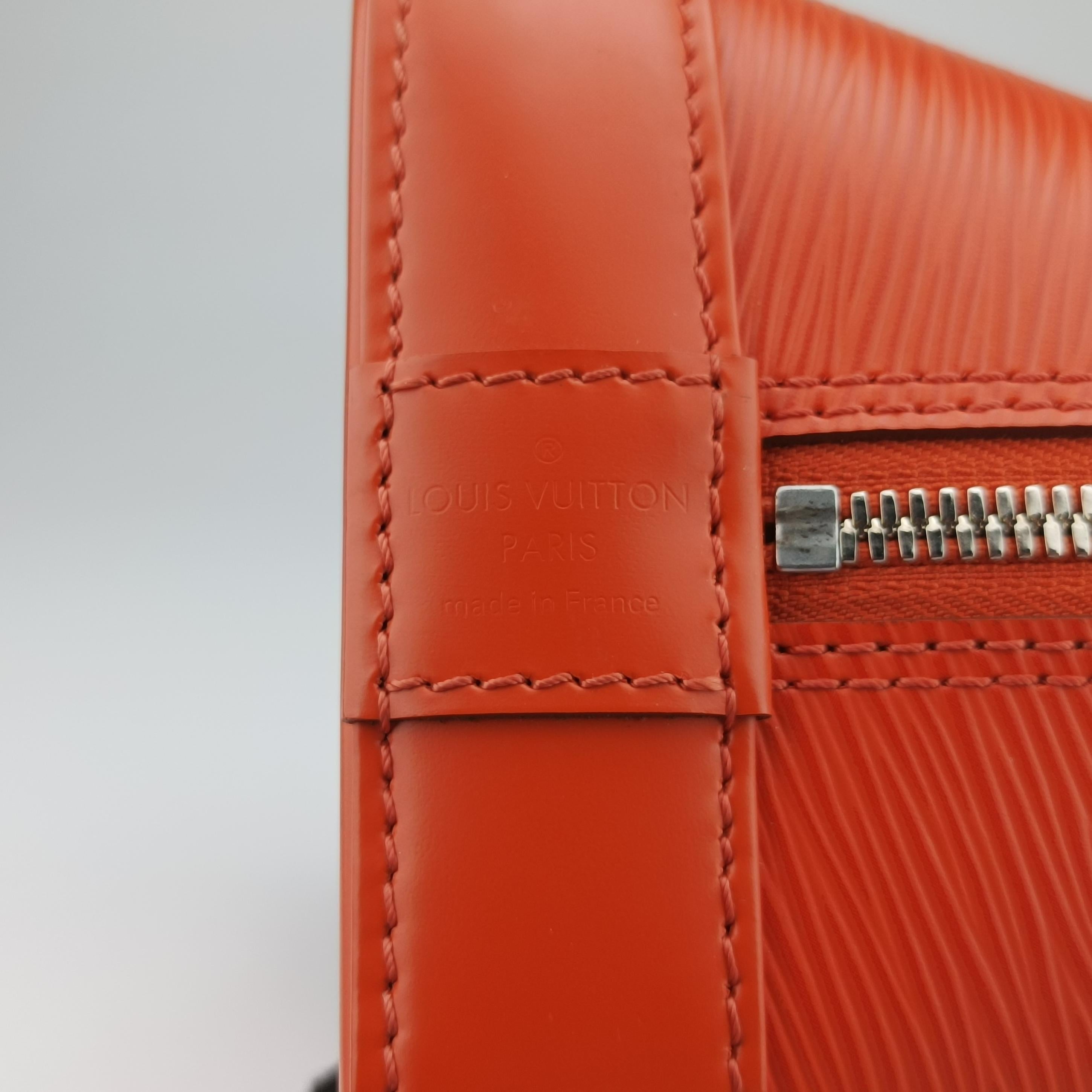 Pre-owned Louis Vuitton Alma PM PIMENT Epi M40623 handbag | stylenewstar
