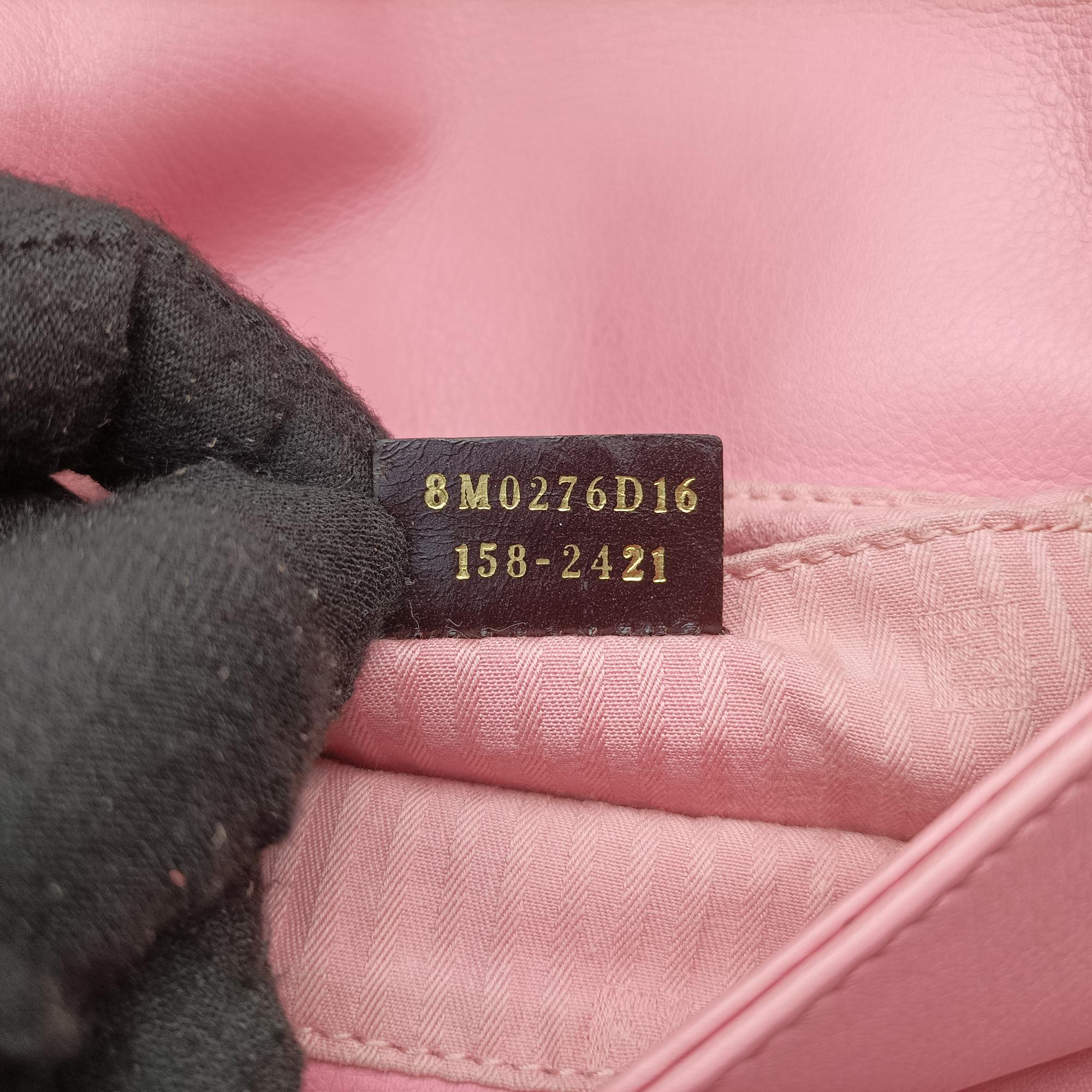 Pre-owned Fendi Fendista Pochette Pink Leather 8M0276 shoulderbag | stylenewstar
