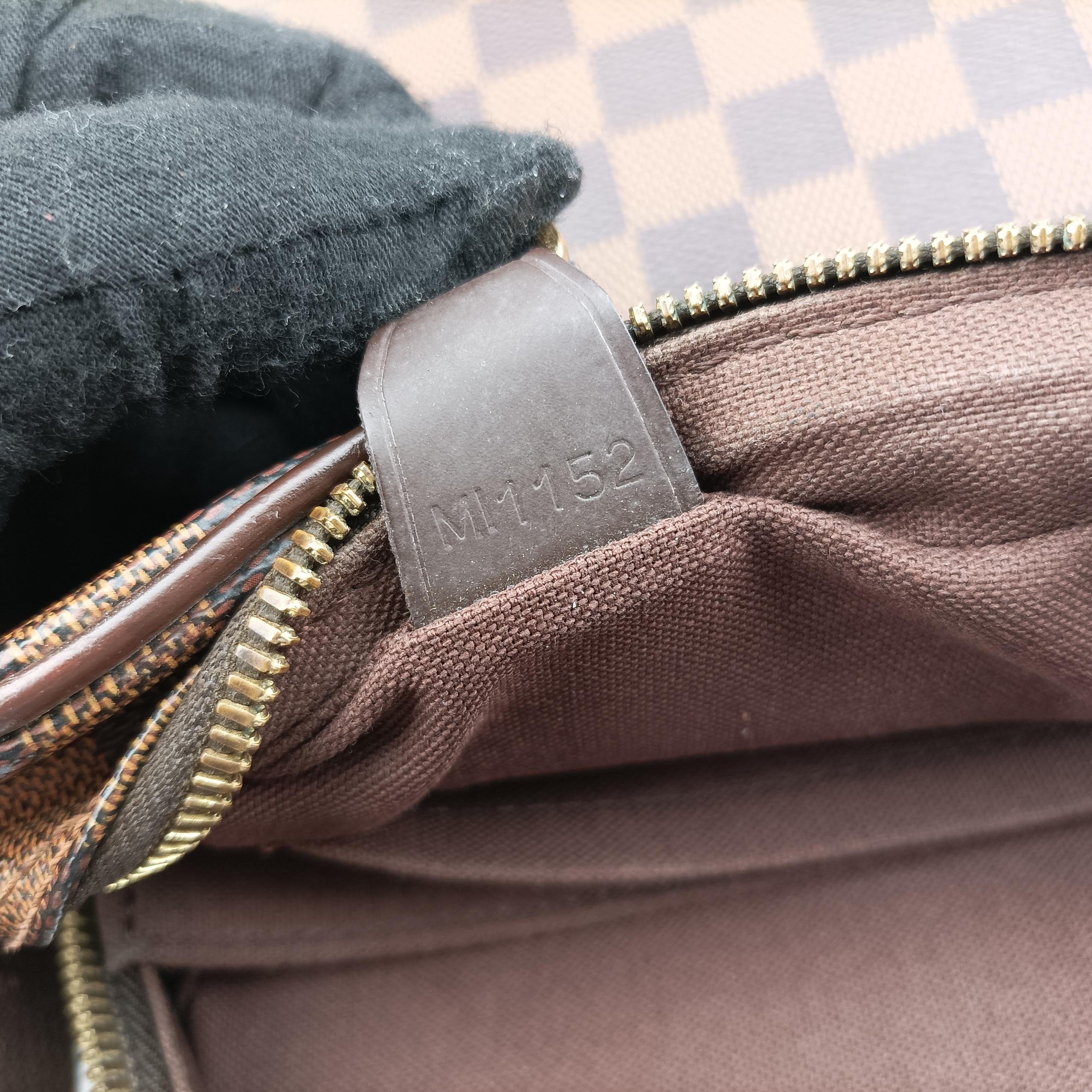 Pre-owned Louis Vuitton SHELTON MM EBENE Damier Canvas N41149 shoulderbag | stylenewstar