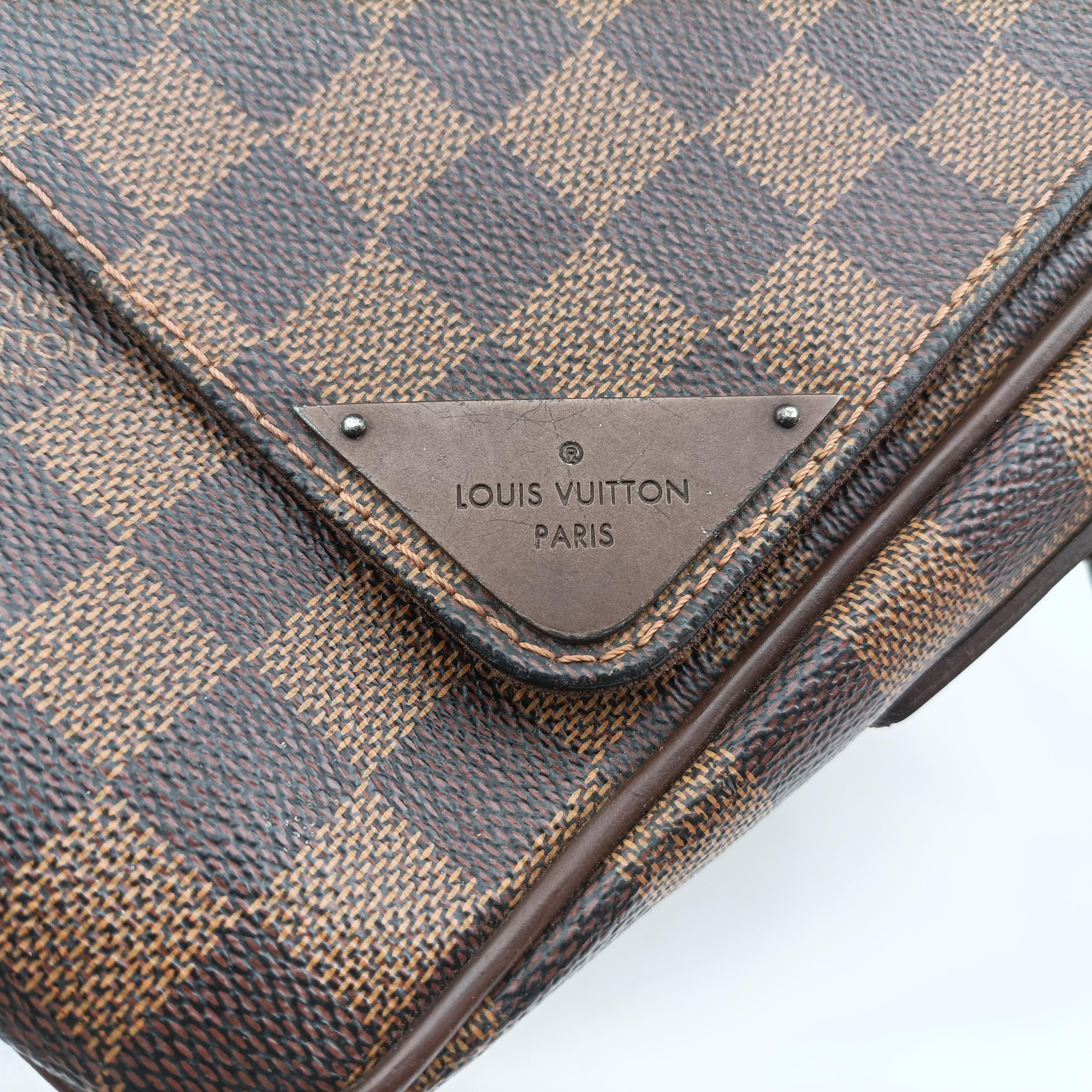 Pre-owned Louis Vuitton SHELTON MM EBENE Damier Canvas N41149 shoulderbag | stylenewstar