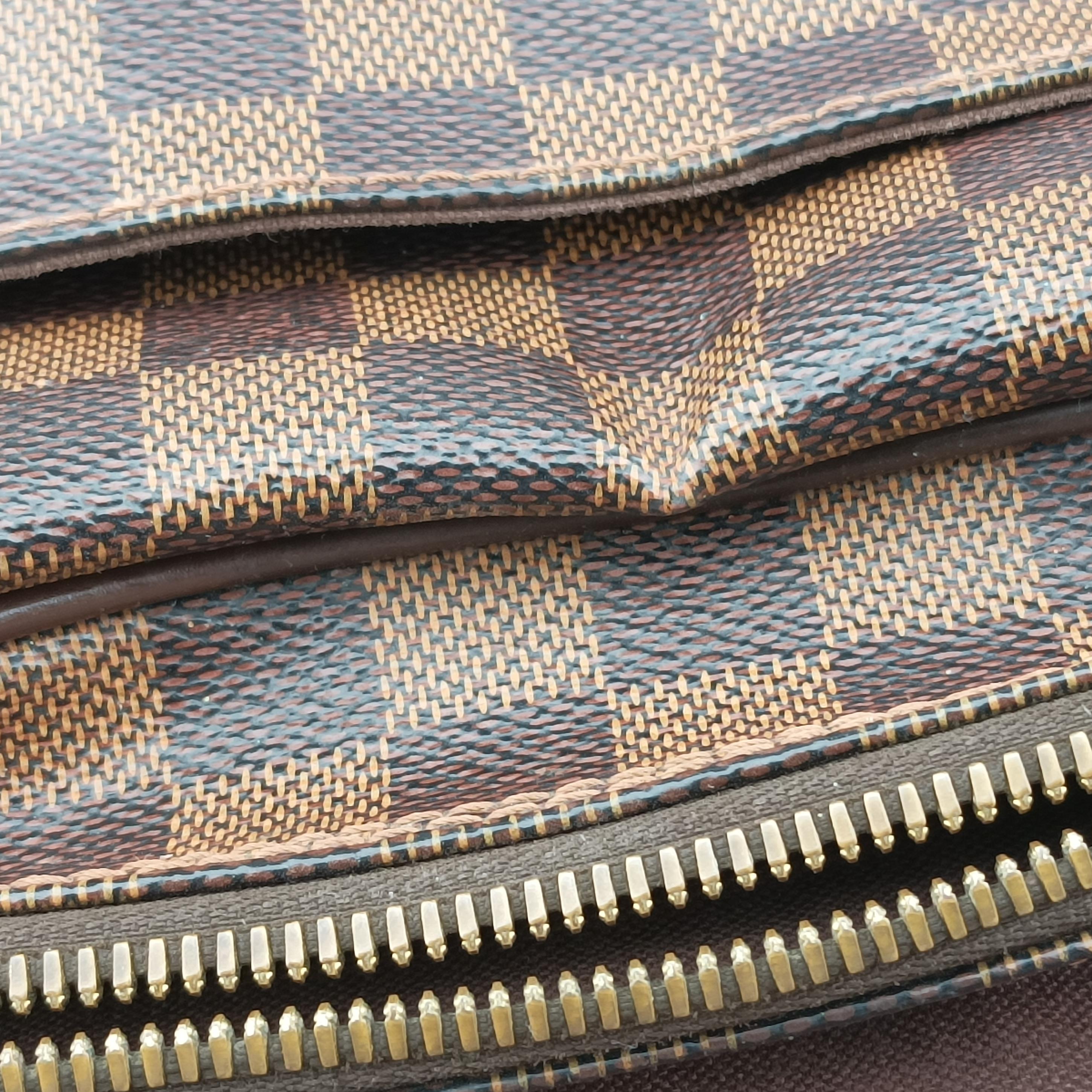 Pre-owned Louis Vuitton SHELTON MM EBENE Damier Canvas N41149 shoulderbag | stylenewstar