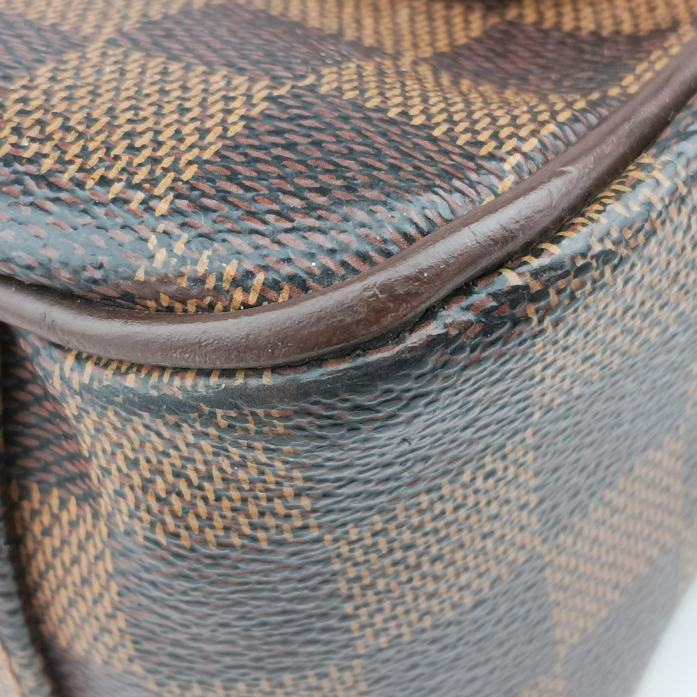 Pre-owned Louis Vuitton SHELTON MM EBENE Damier Canvas N41149 shoulderbag | stylenewstar
